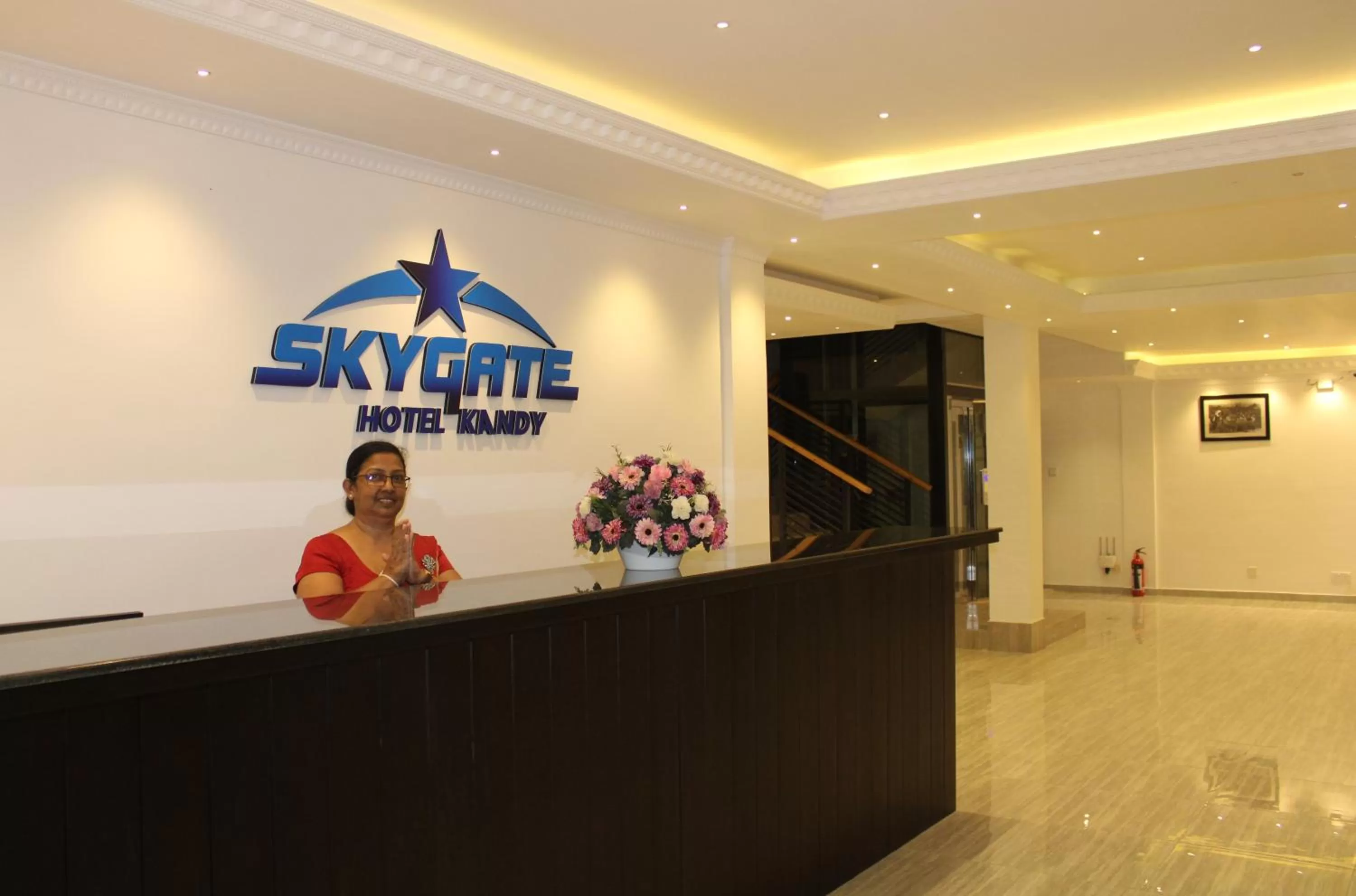Lobby or reception in Sky Gate kandy