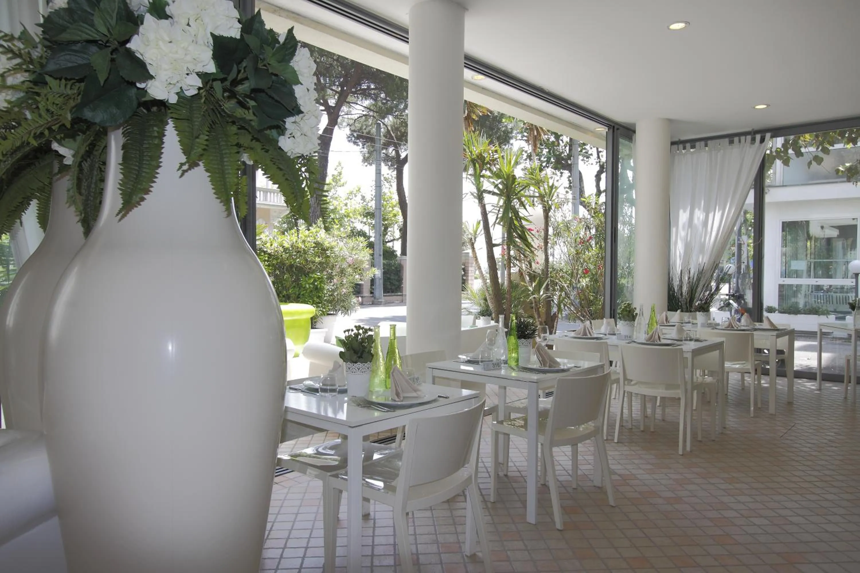 Patio in Hotel Principe