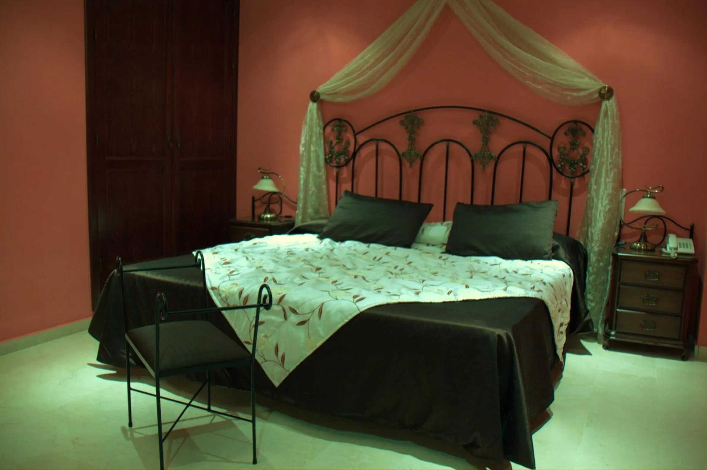 Bed in Hotel los Girasoles