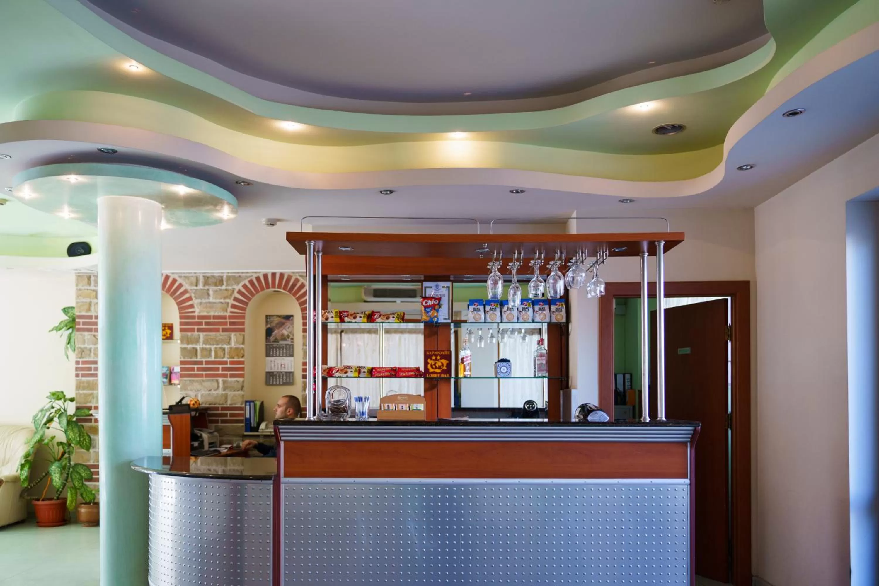 Lobby or reception in Dionis Hotel