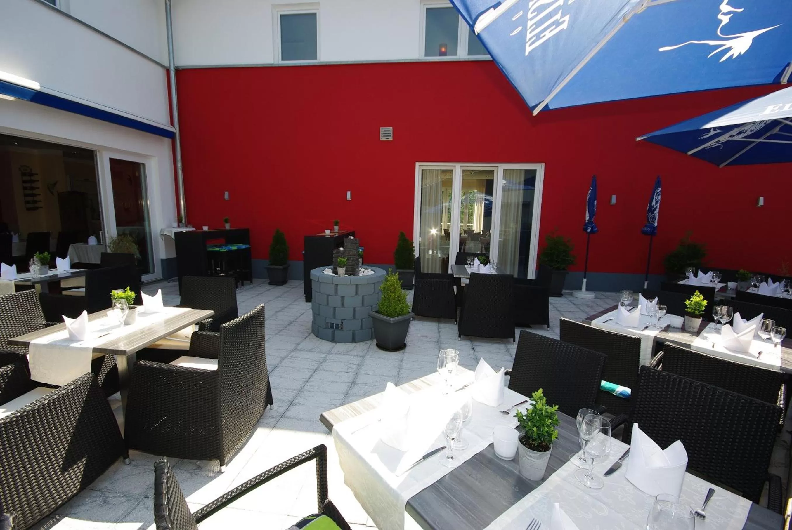 Patio in Hotel Jakob