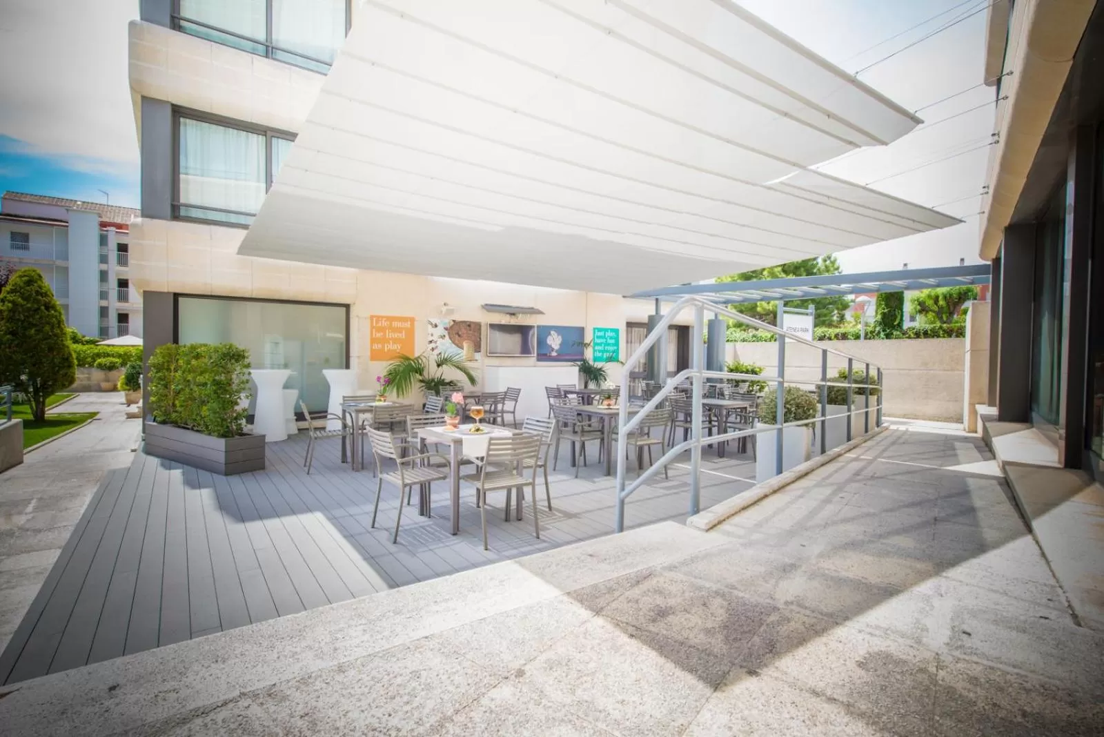 Lounge or bar in Atenea Park Suites & Apartments