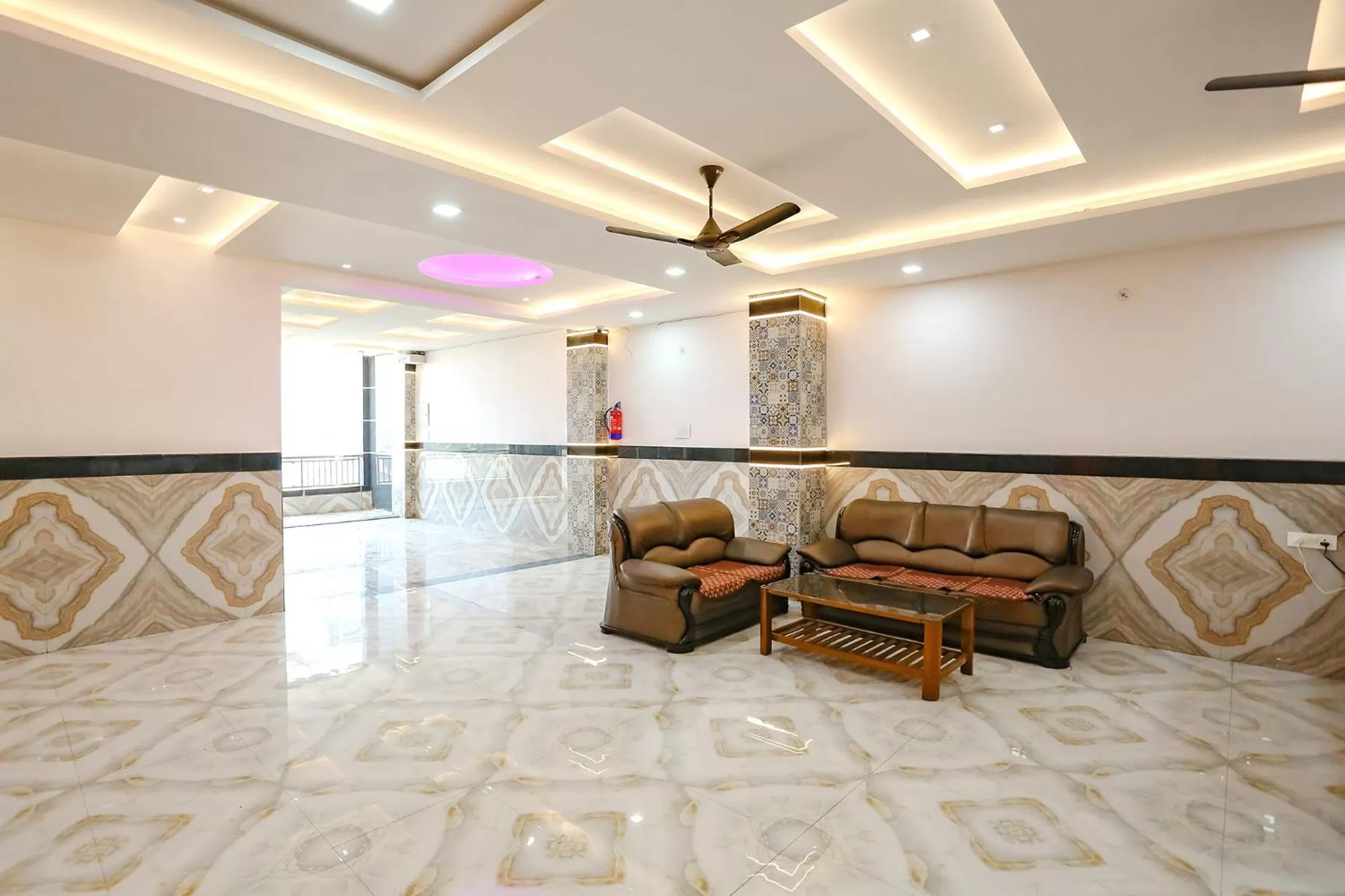 Seating area in FabHotel KS Grand