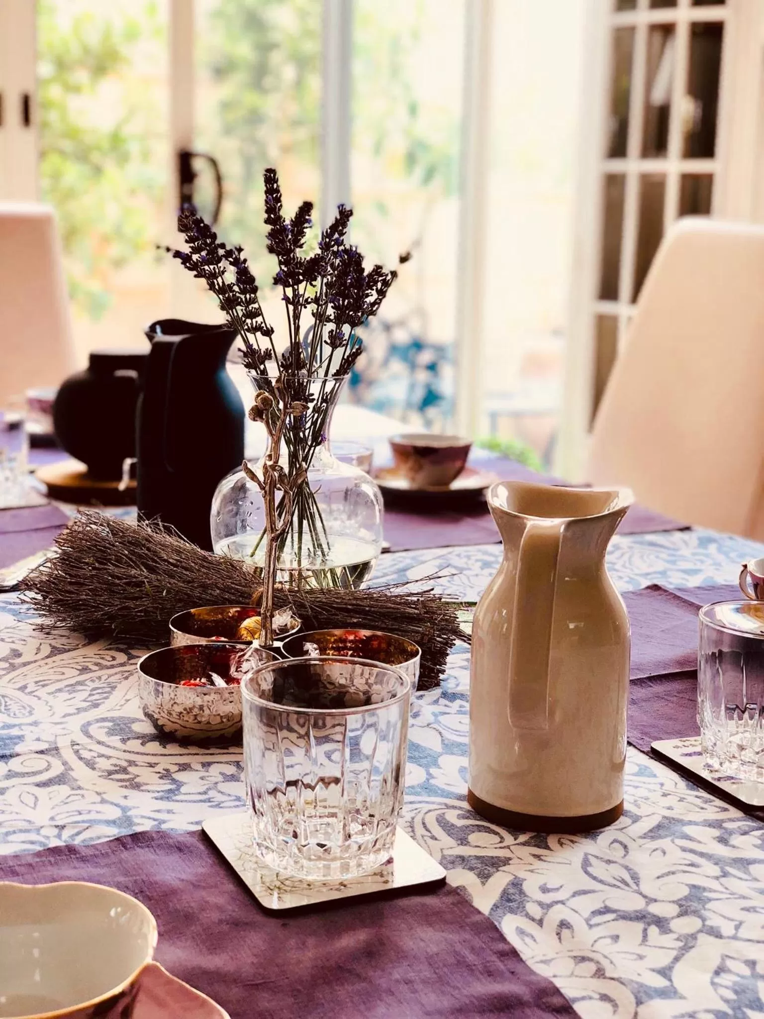 Dining area in Lavender Manor BnB