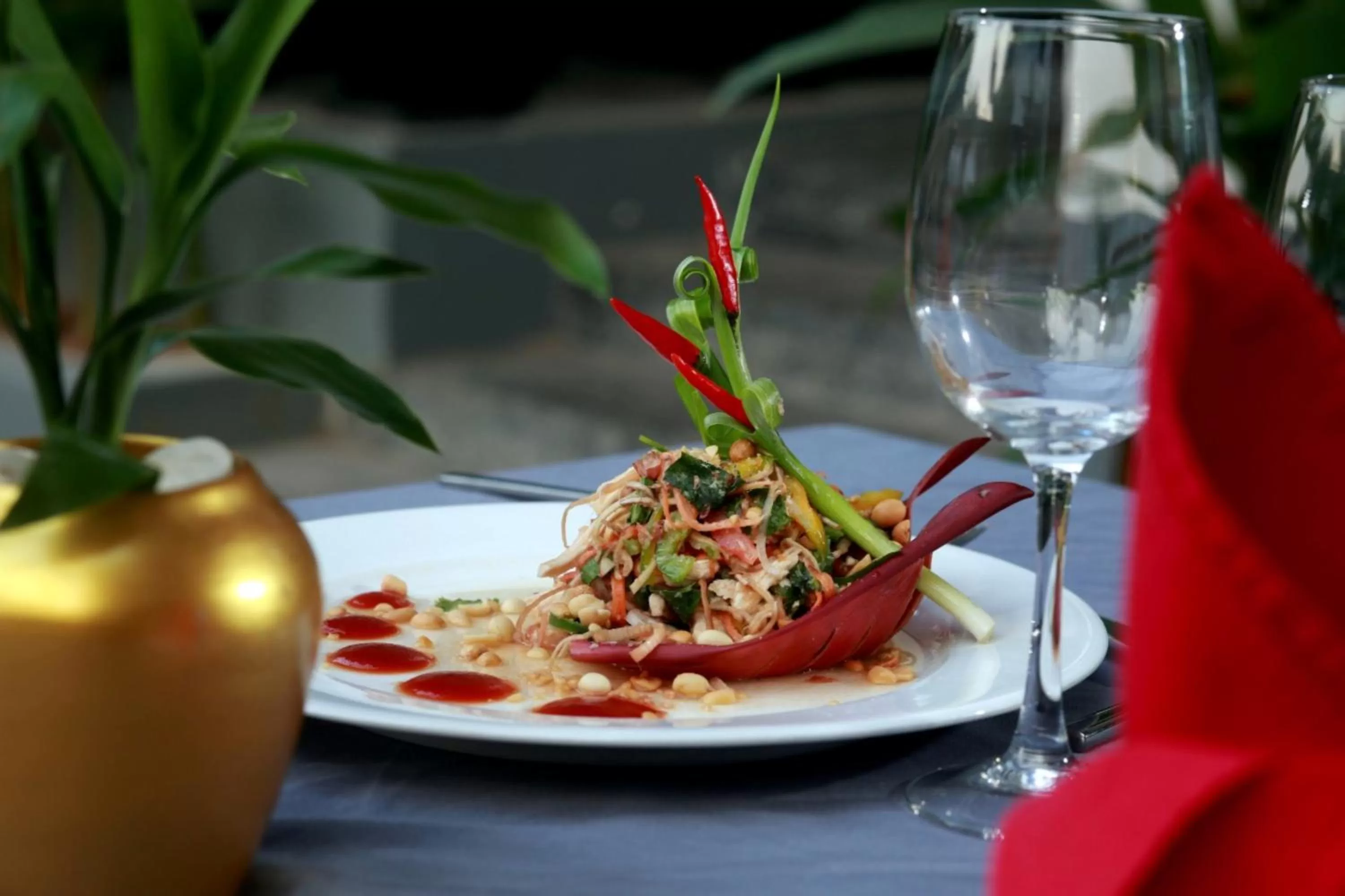 Lunch in Khmer Mansion Boutique Hotel