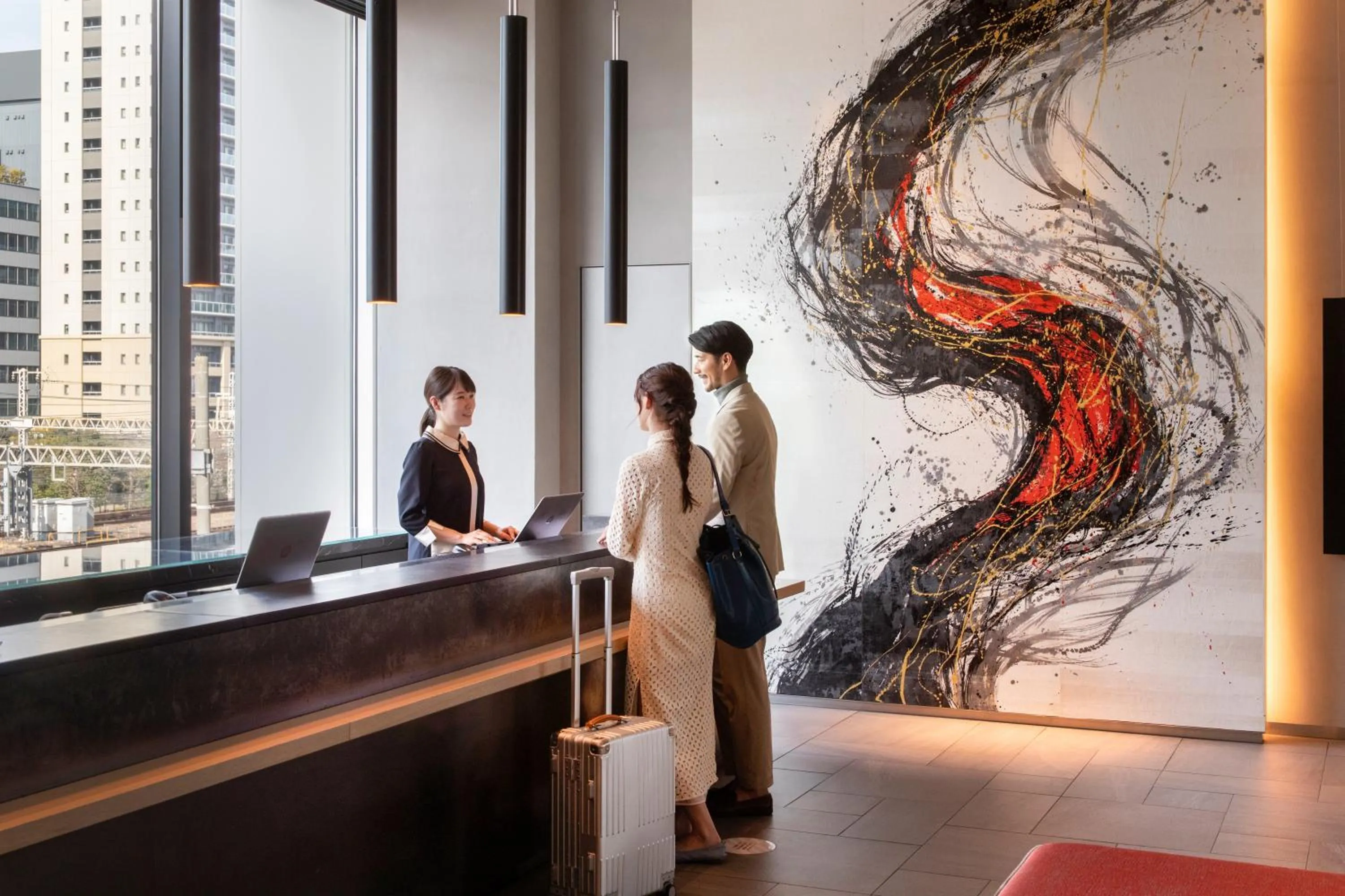 Lobby or reception in Pullman Tokyo Tamachi