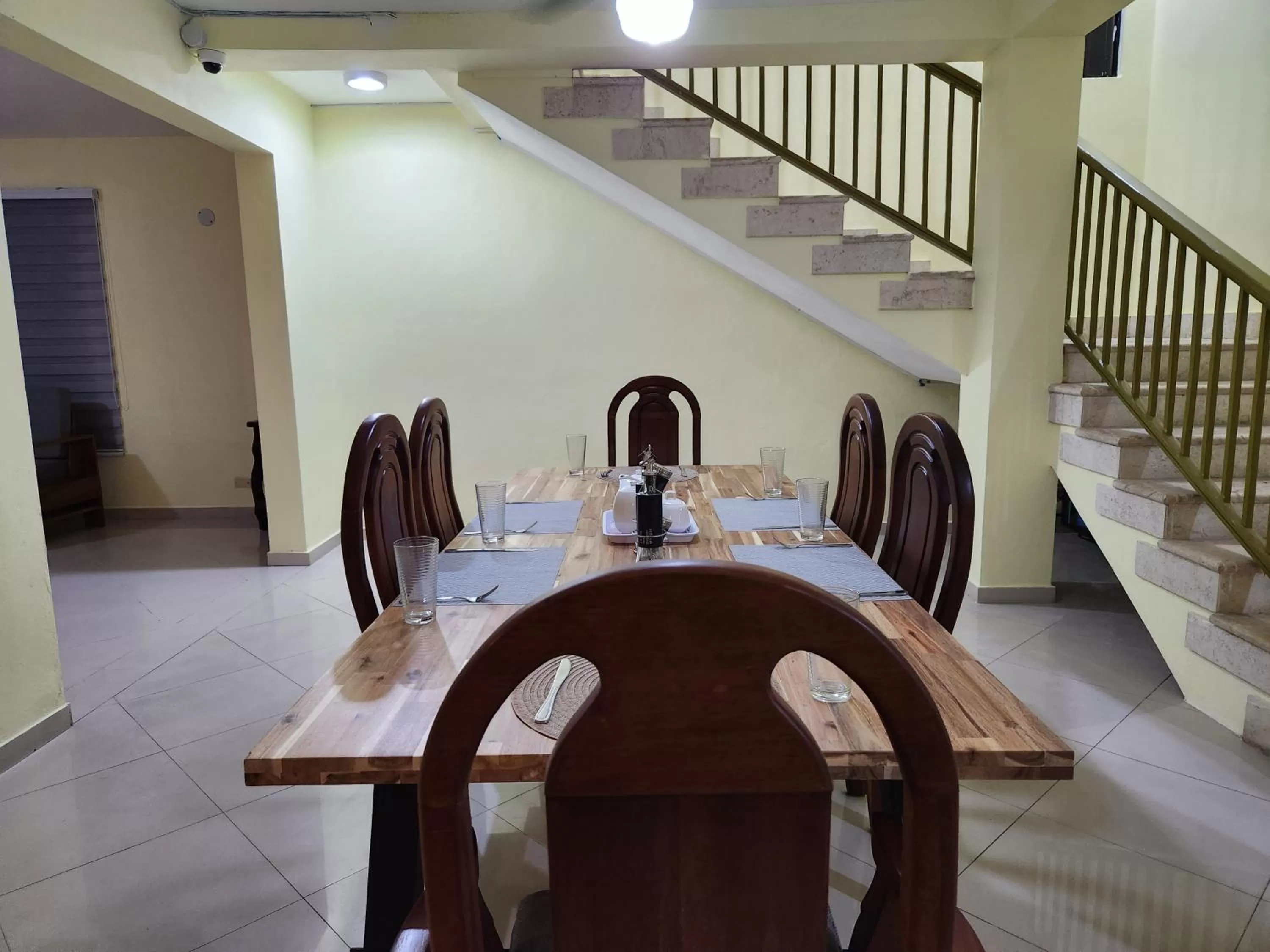 Dining area in Hotel La Casona MC