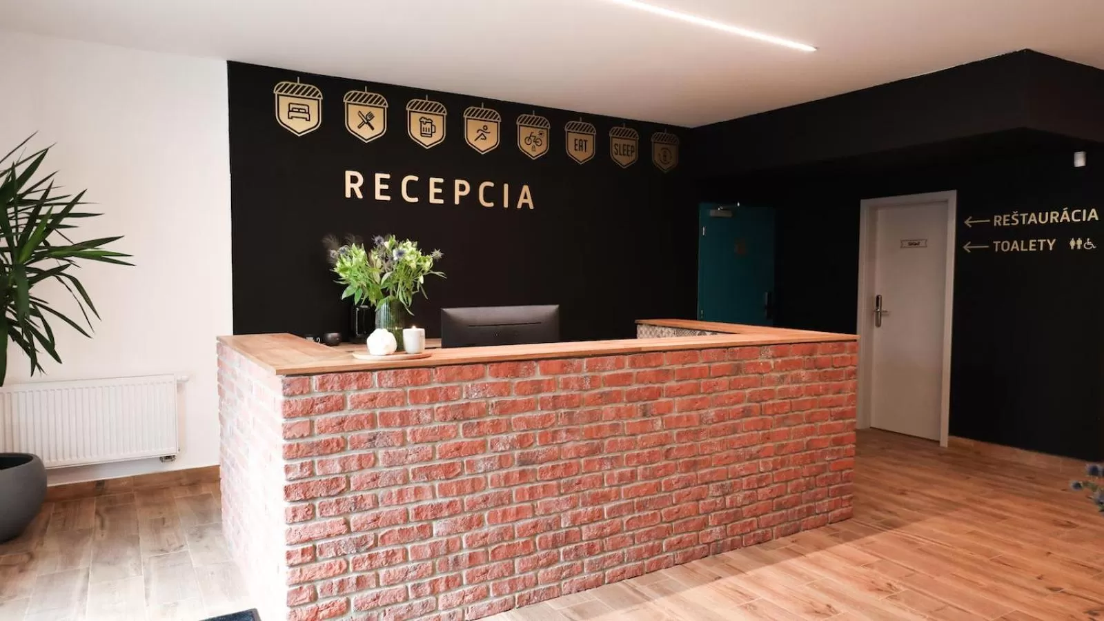 Lobby or reception in Dubno Eat & Sleep