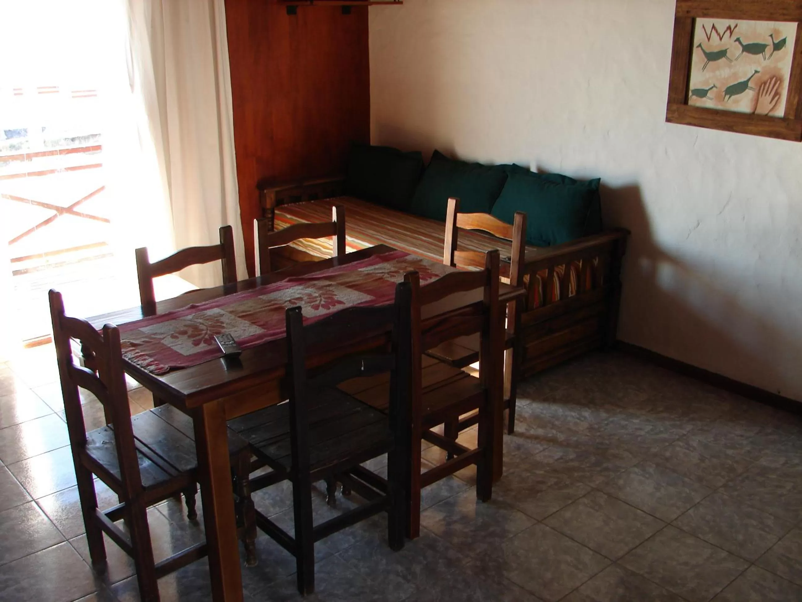 Dining area in Cabañas Marias del Sur