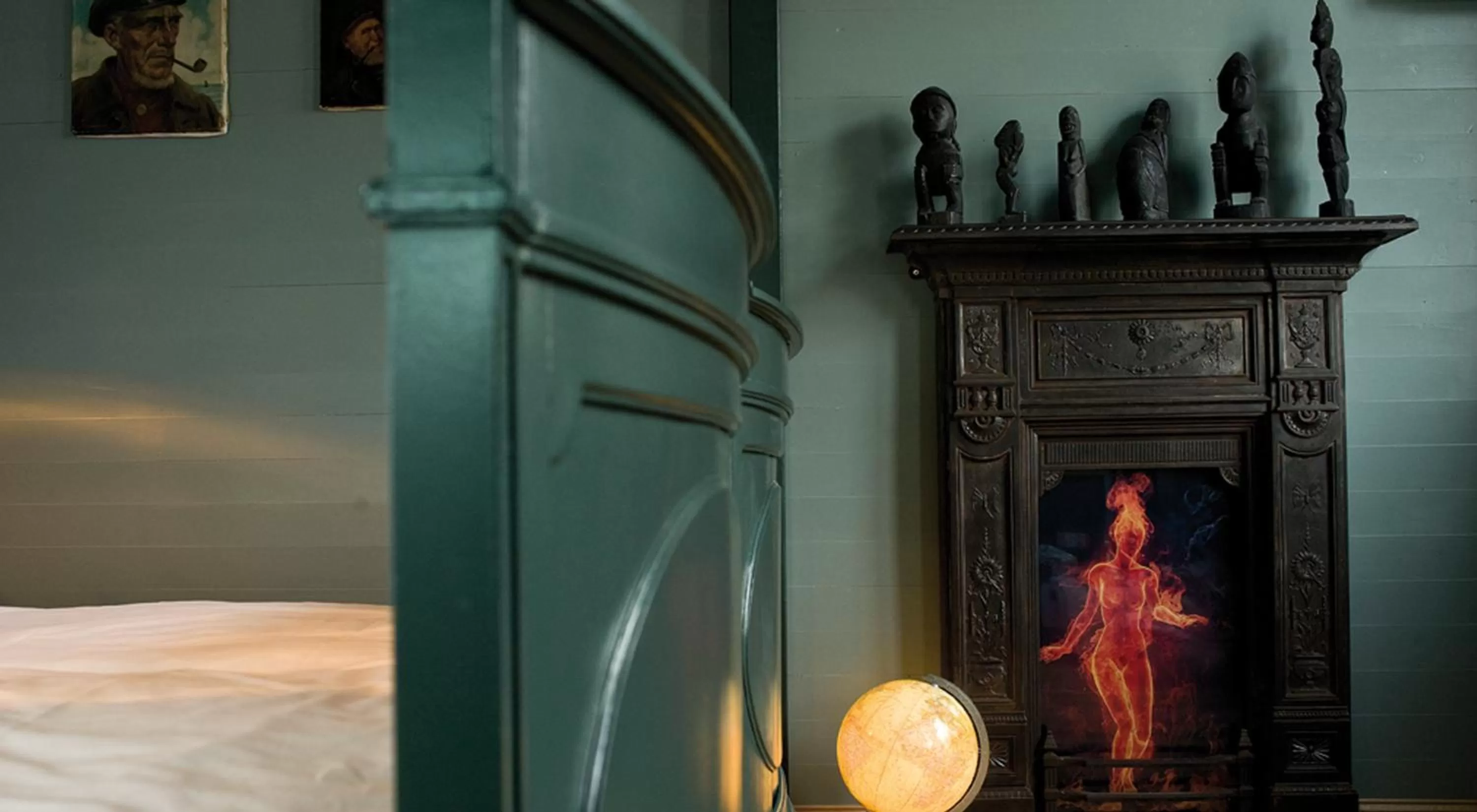 Decorative detail, Bed in Boutique Hotel Haus Noge