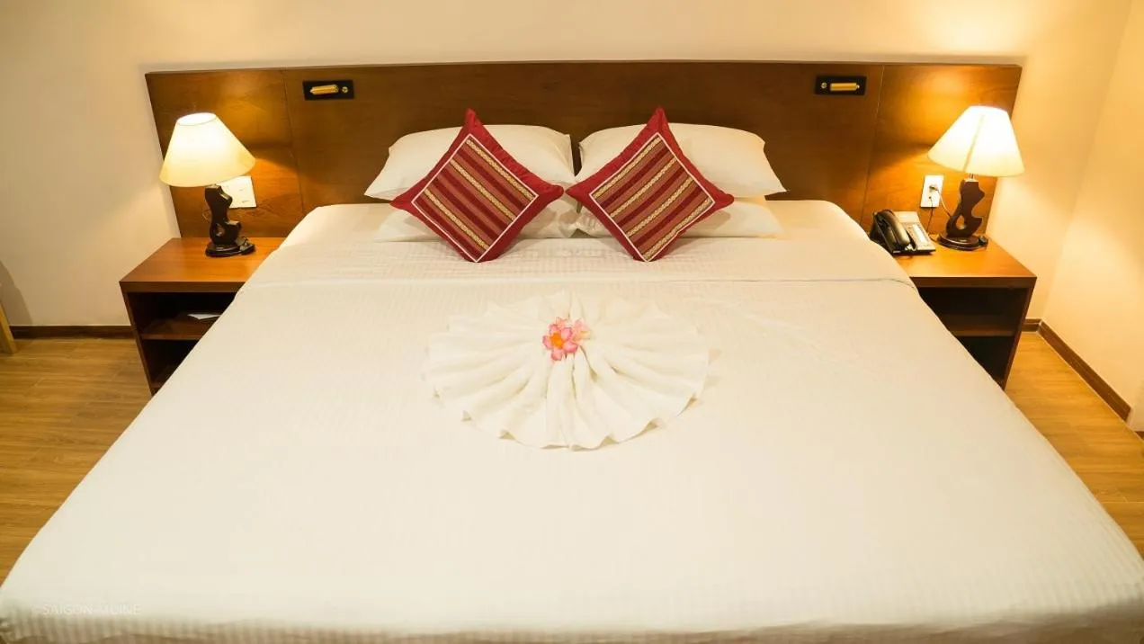 Bed in Saigon Mui Ne Resort