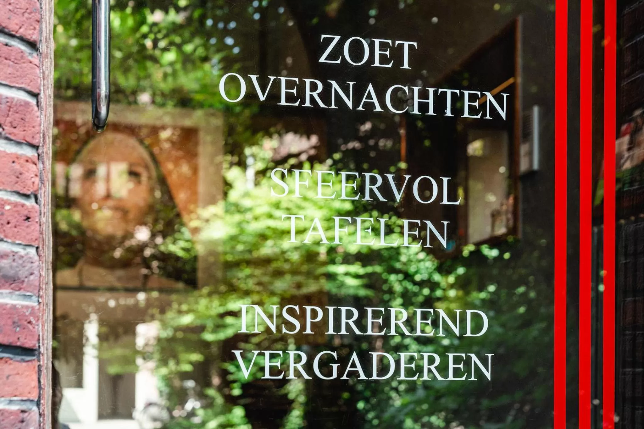 Facade/entrance in Guesthouse PoortAckere Ghent