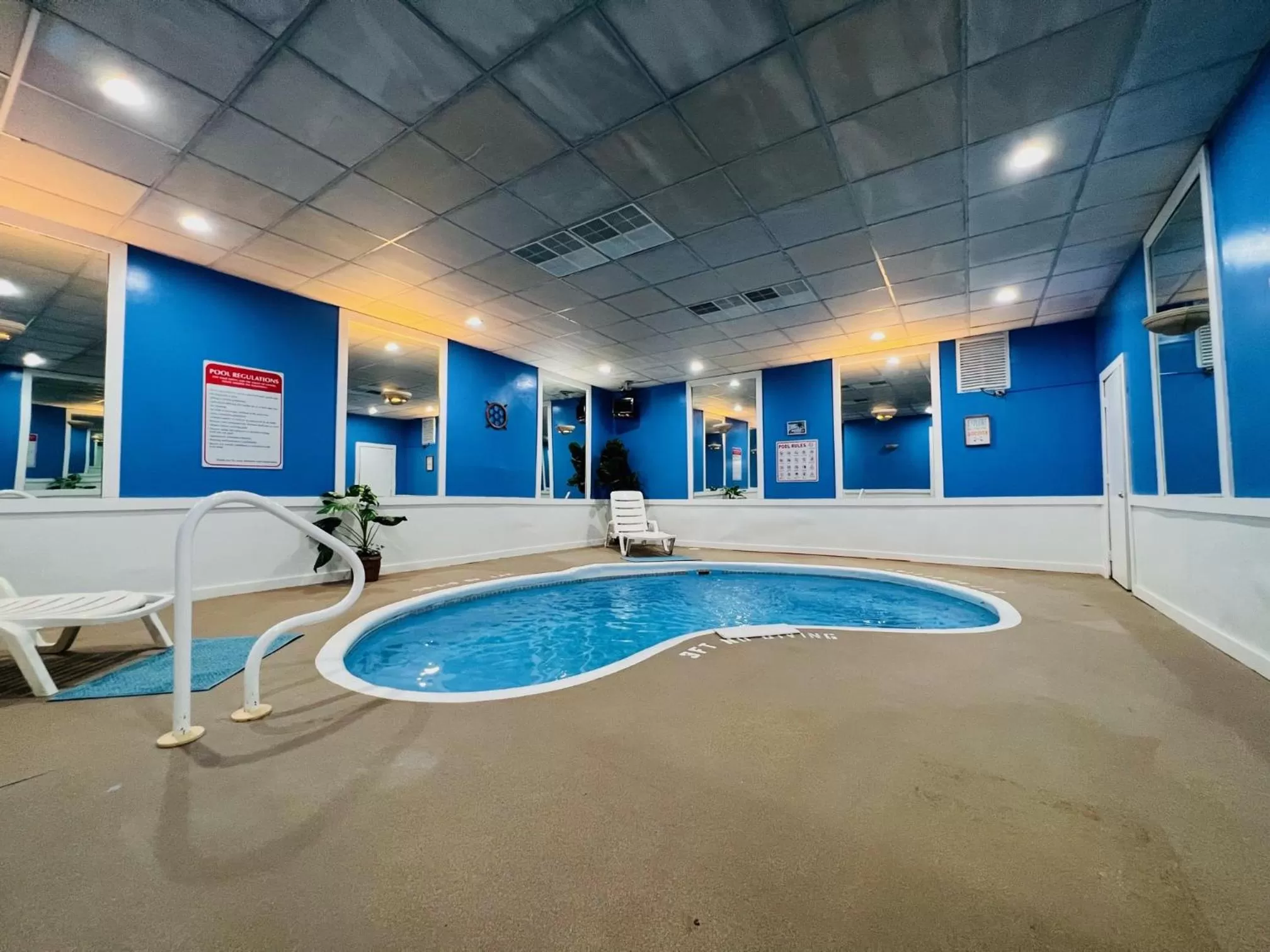 Pool view in Inn of the Dove - Romantic Luxury Suites with Jacuzzi & Seasonal Fireplace at Harrisburg-Hershey-Philadelphia, PA