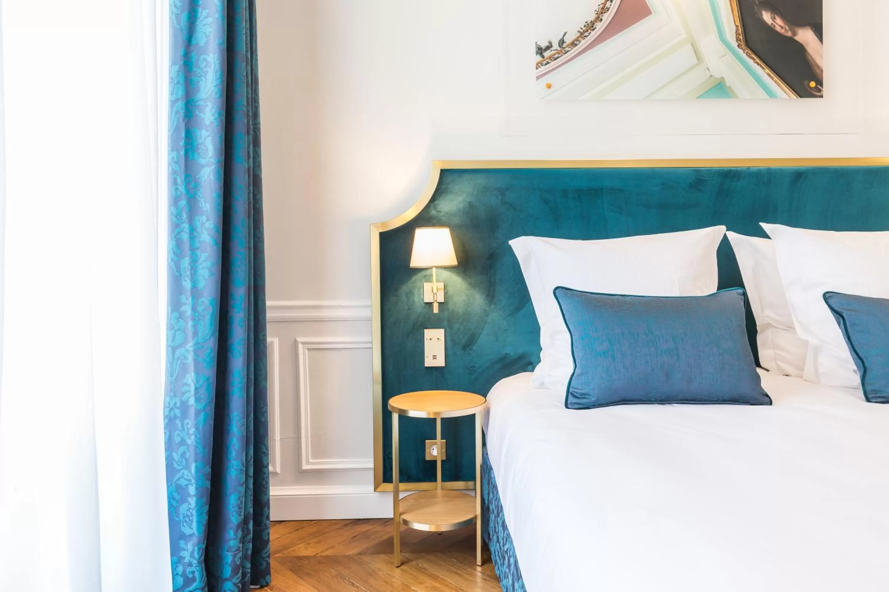 Bed in Hôtel Alfred Sommier