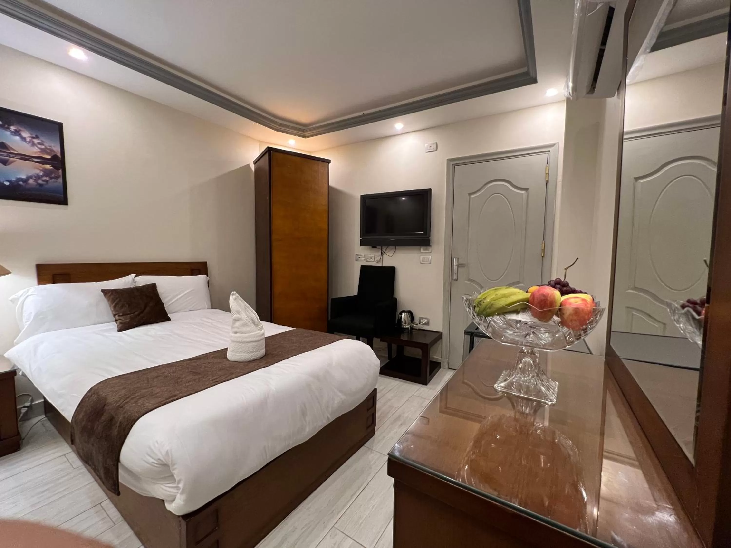 Communal lounge/ TV room in The Muse Pyramids