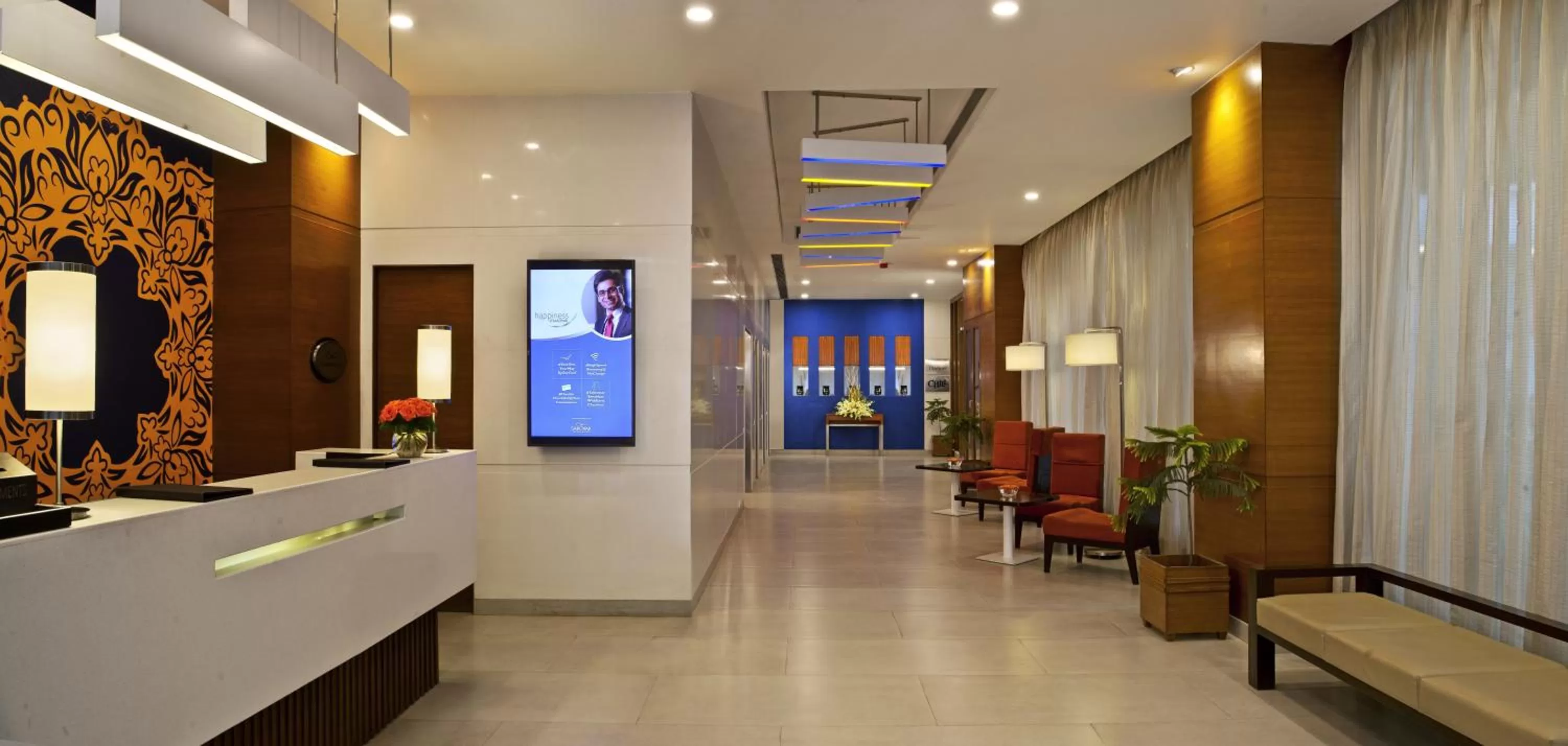 Lobby or reception in Nirwana Hometel Jaipur- A Sarovar Hotel