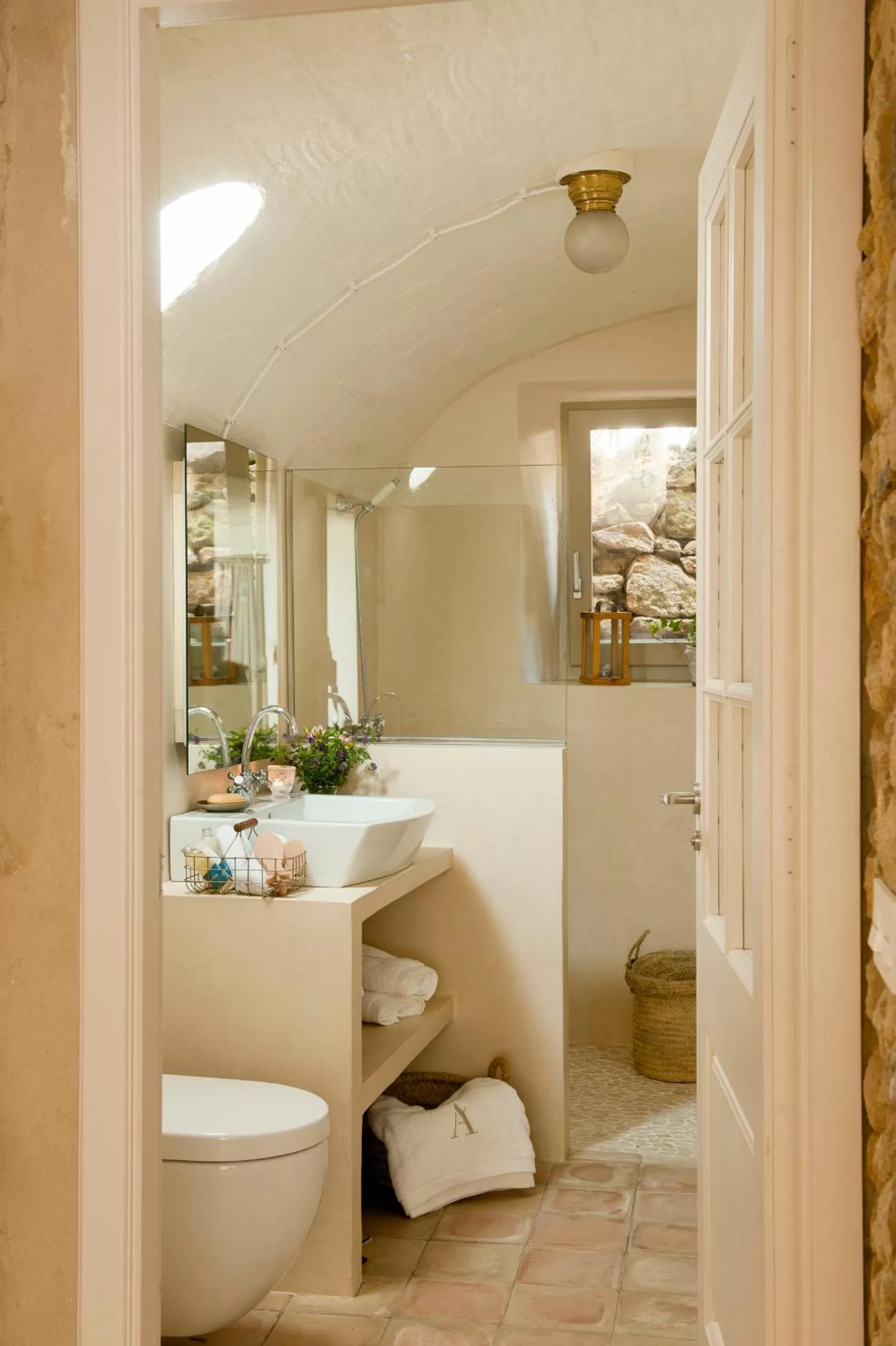 Shower in Arkhé Hotel Boutique Pals