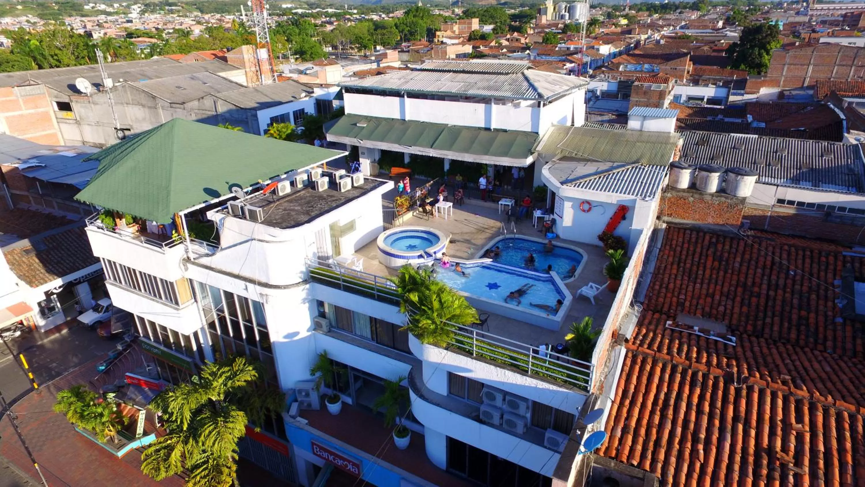 City view in Hotel Cafe Plaza