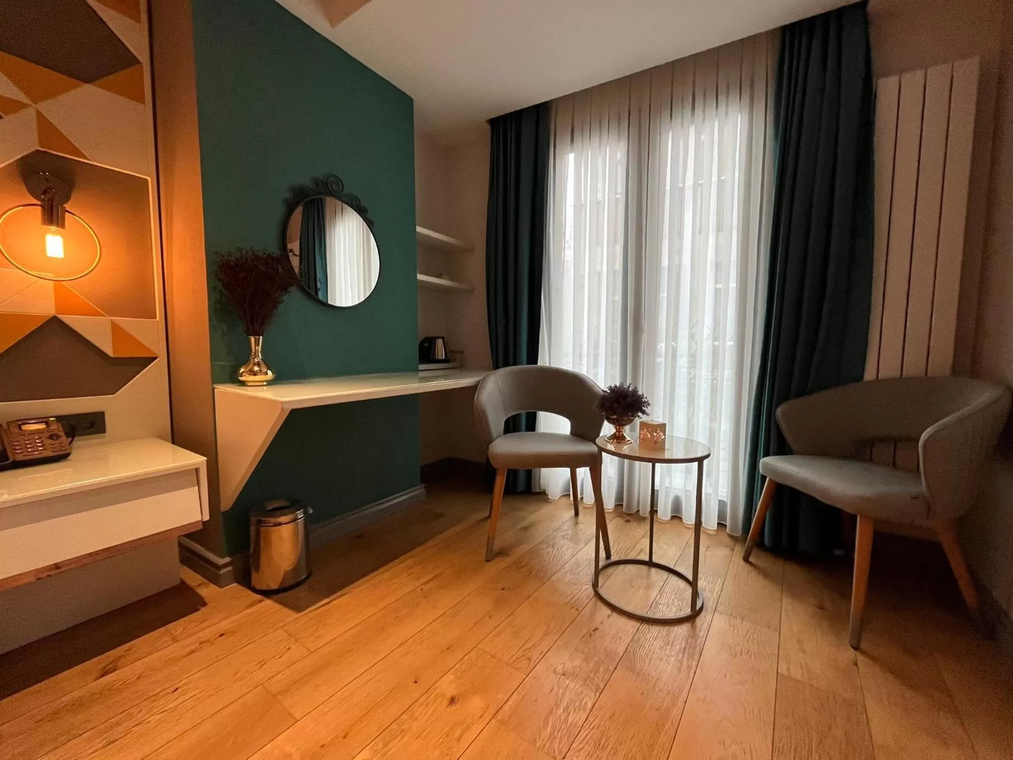 Bed in Royal Galata Hotel