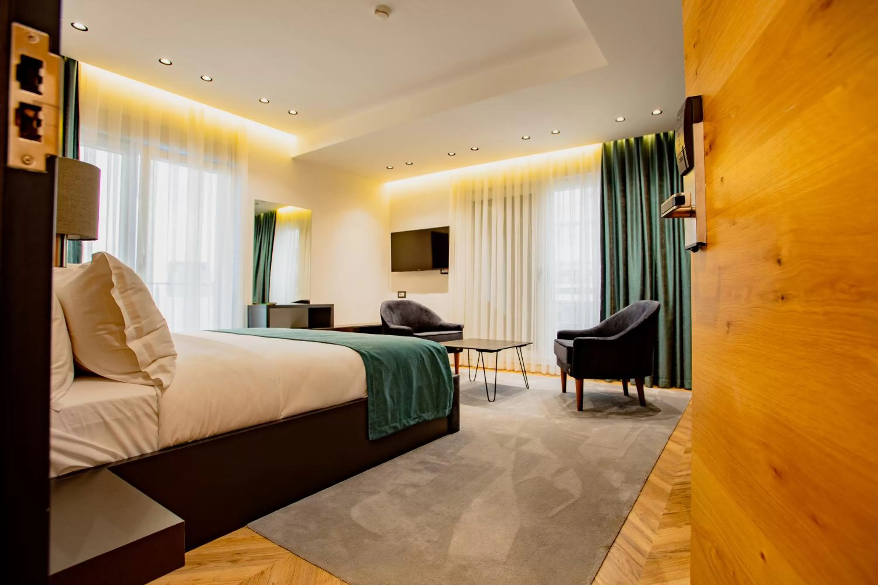 Photo of the whole room, Bed in Ador Hotel