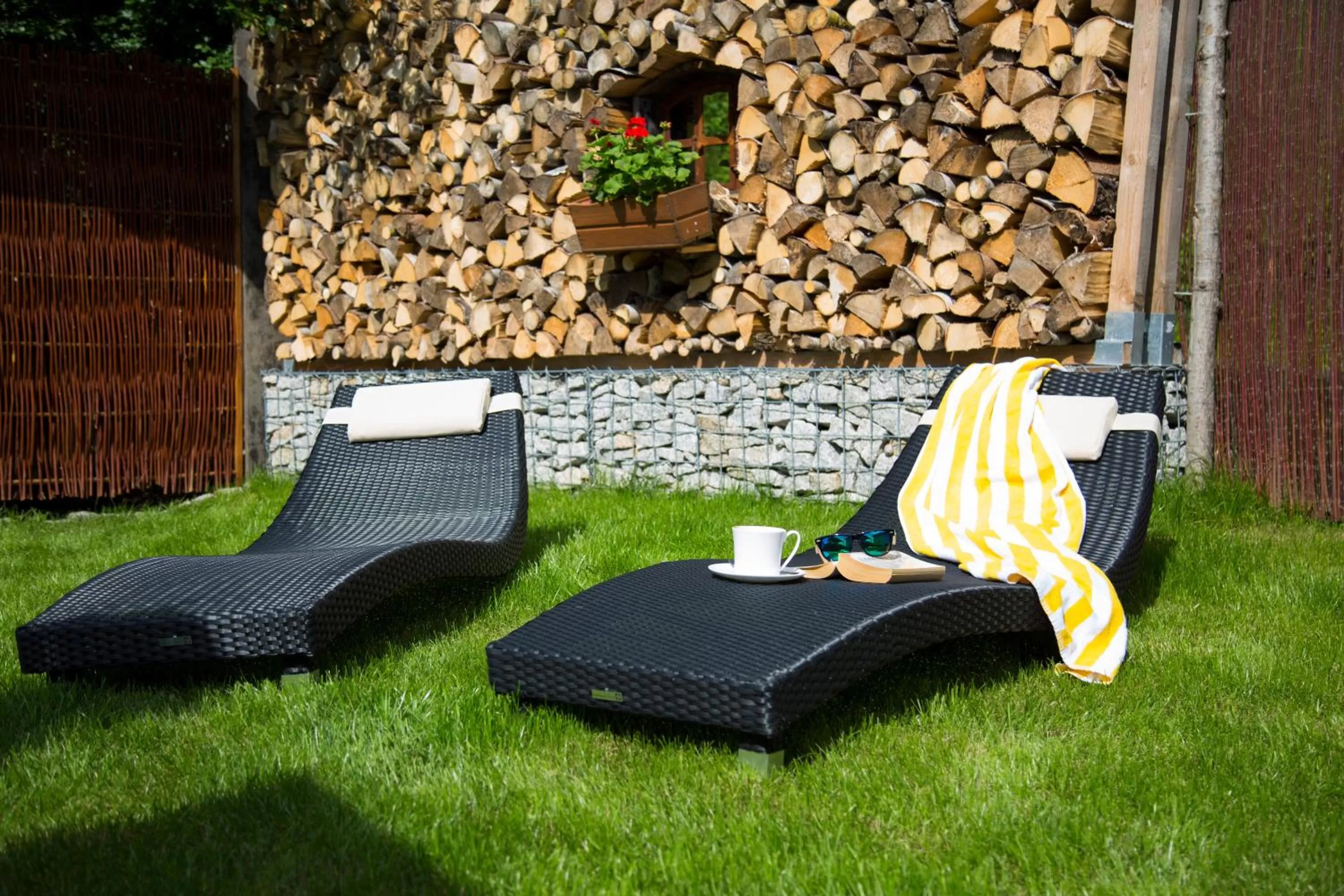 Garden in Hotel Restaurant Brigitte