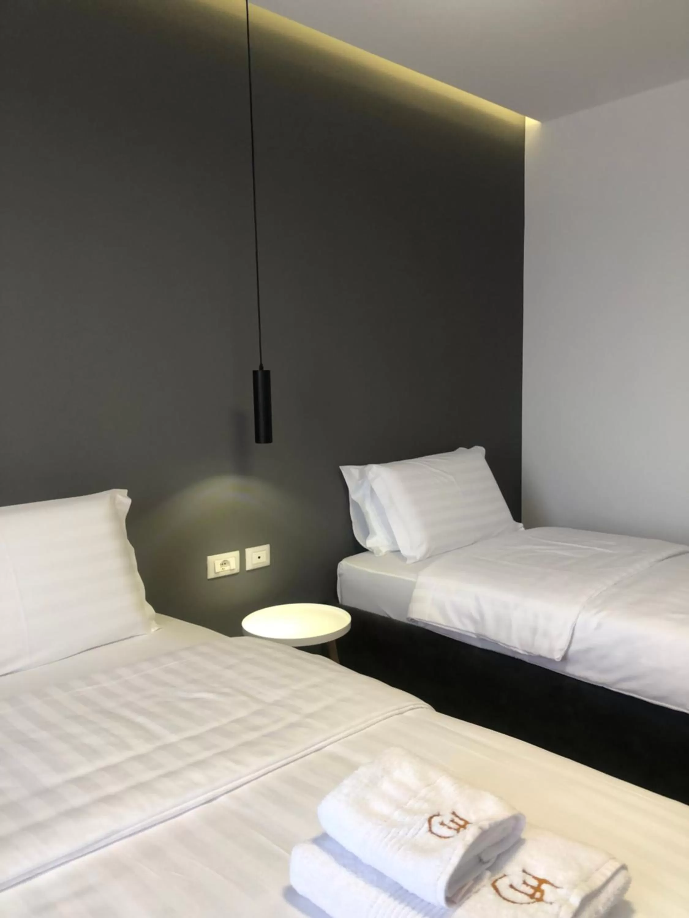 Bed in Grand Hotel Pogradec