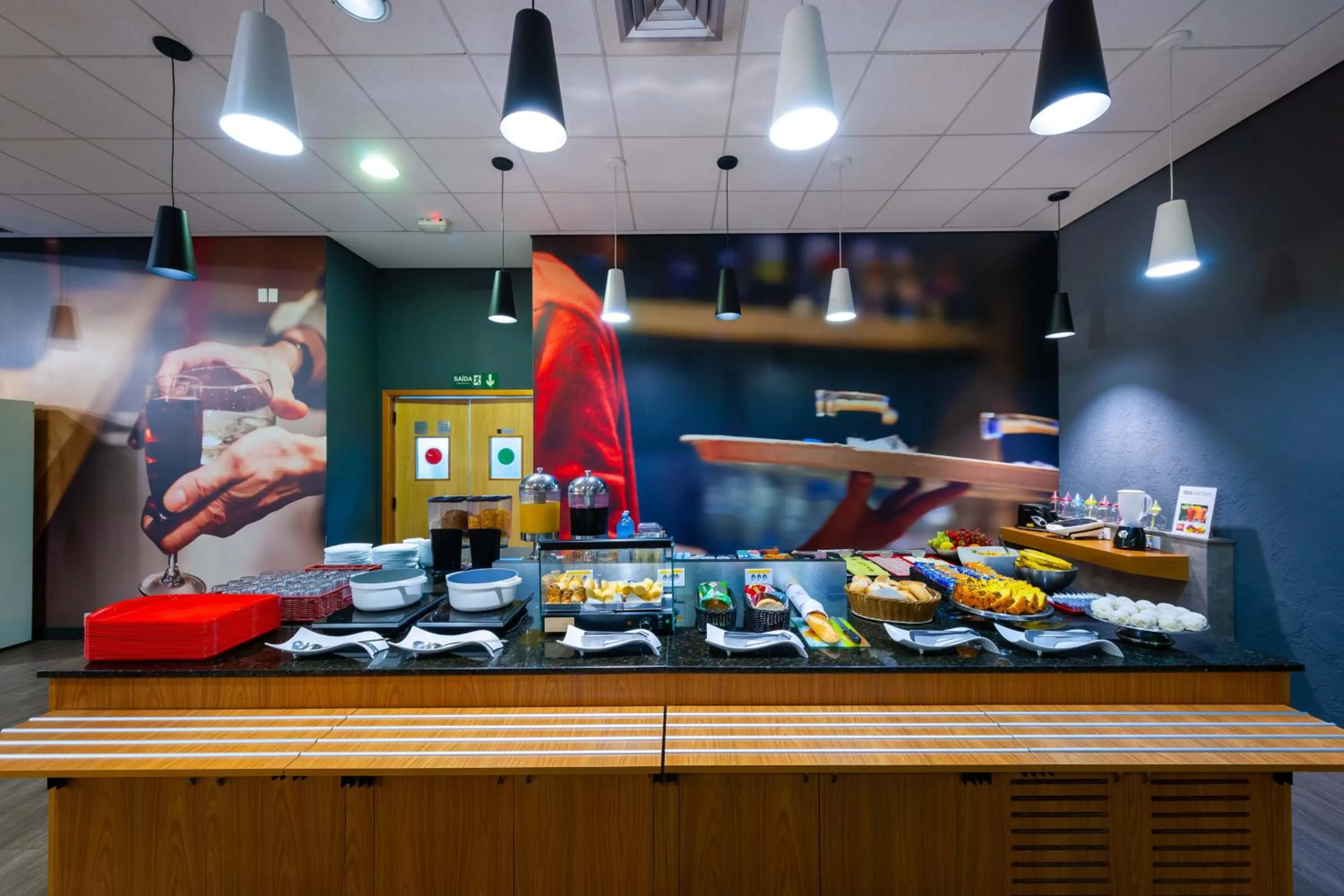 Buffet breakfast in ibis Paulinia