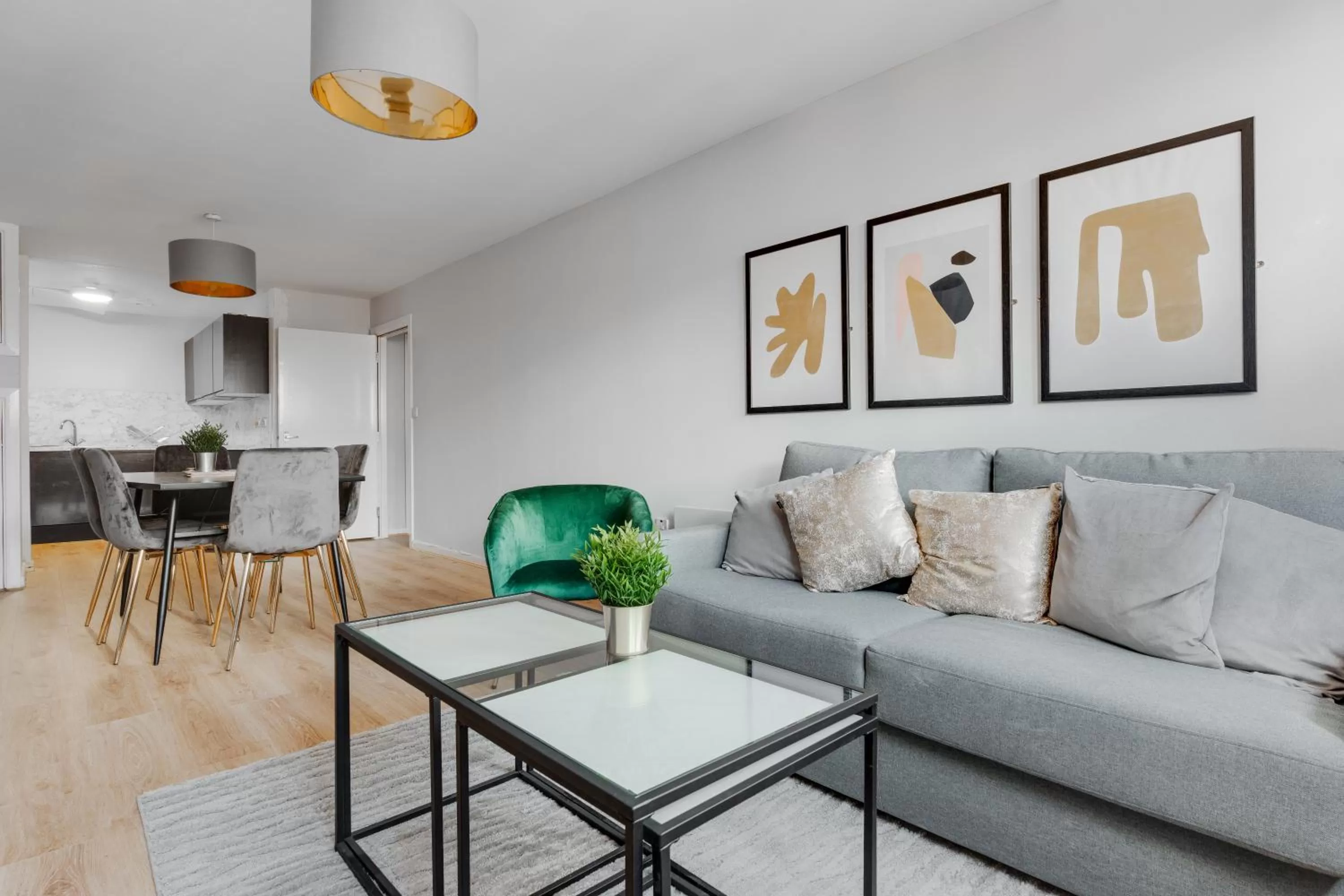 Living room in Stanley St Suites By GuestFirst