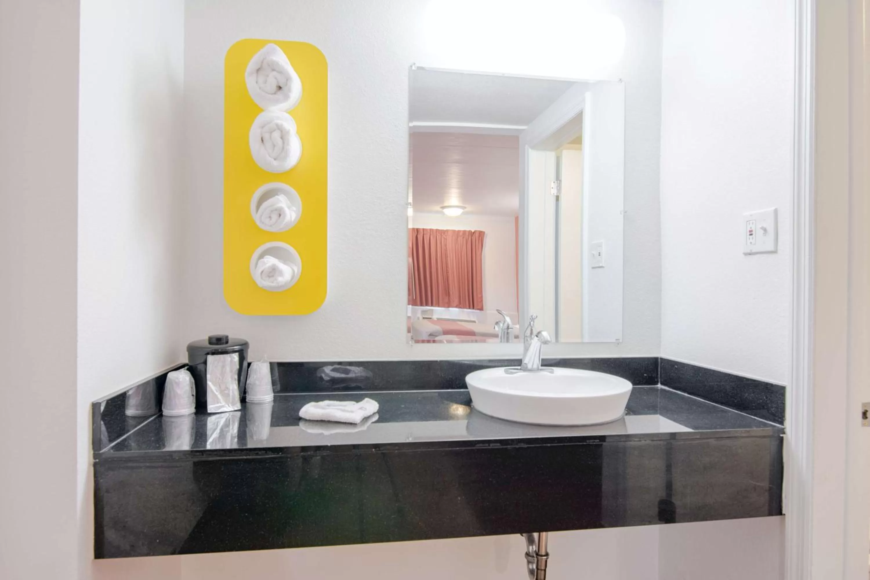 Bathroom in Motel 6-Glassboro, NJ - Rowan University