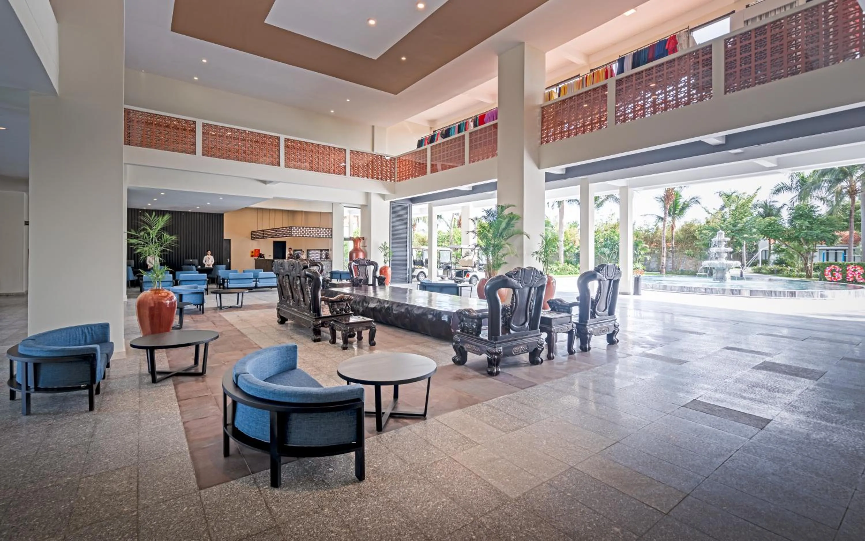 Lobby or reception in Grandvrio Ocean Resort Danang