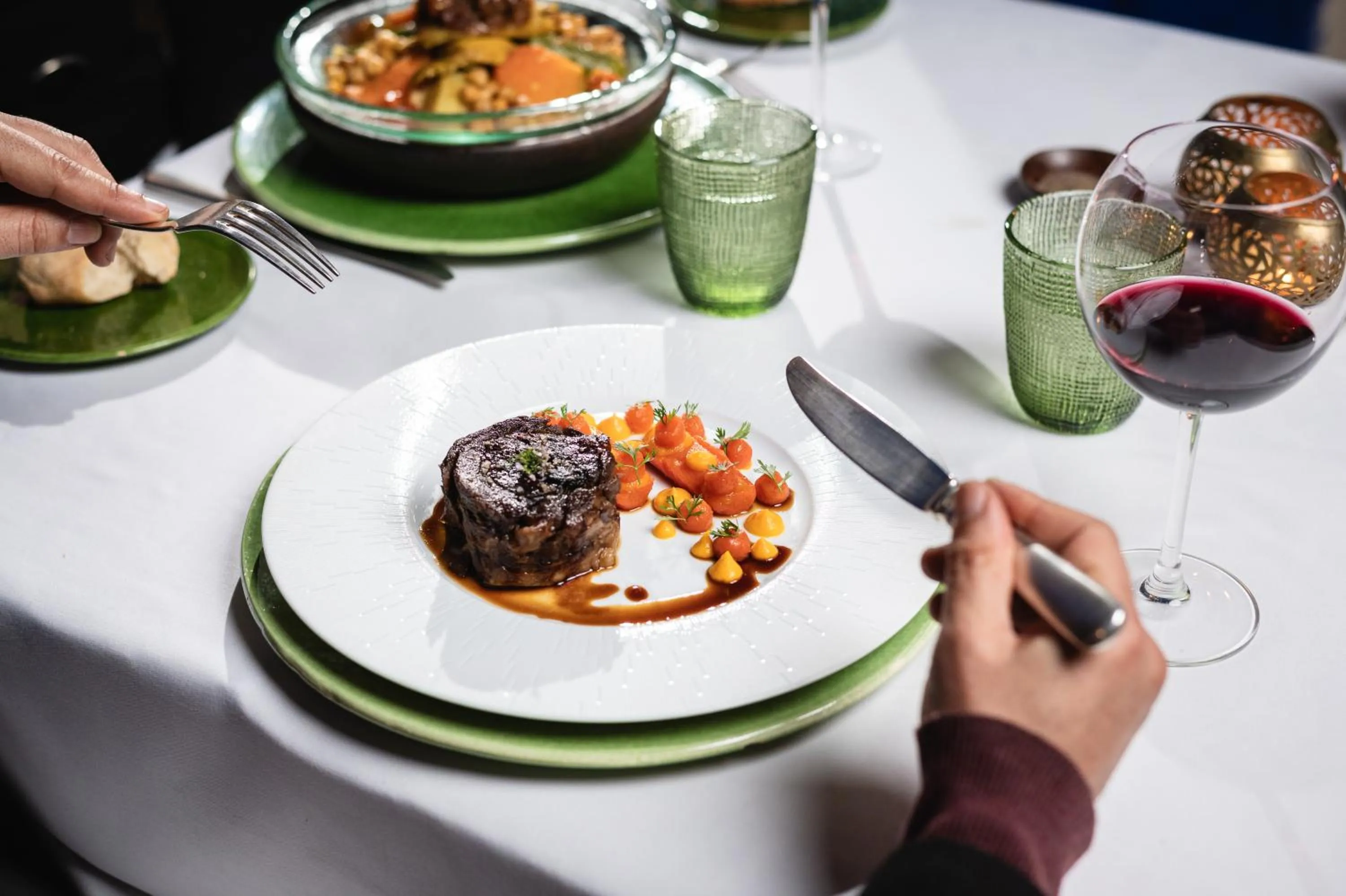 Meals in La Villa des Orangers - Relais & Châteaux