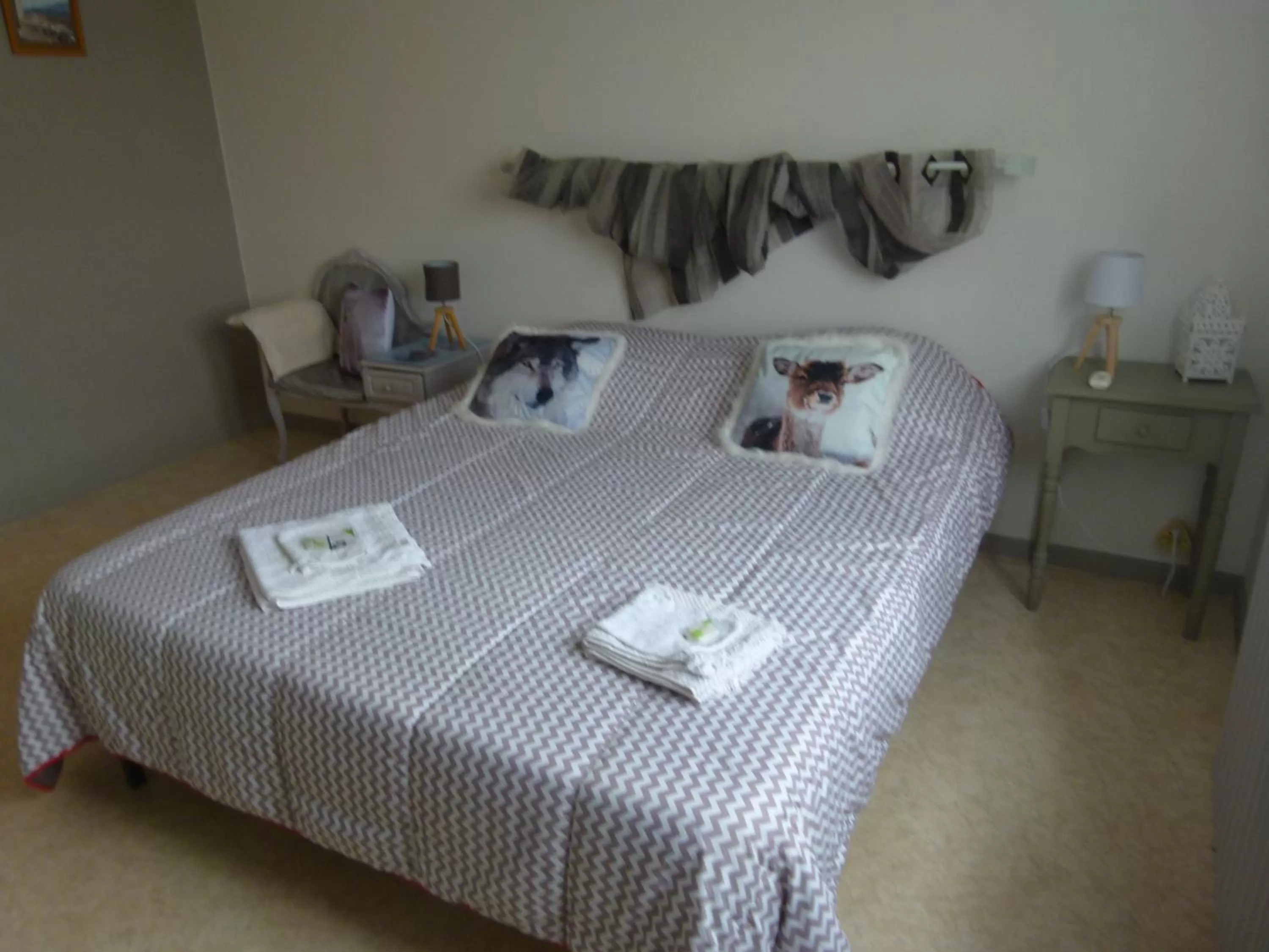 Bed in Villa Détente Dauphinoise