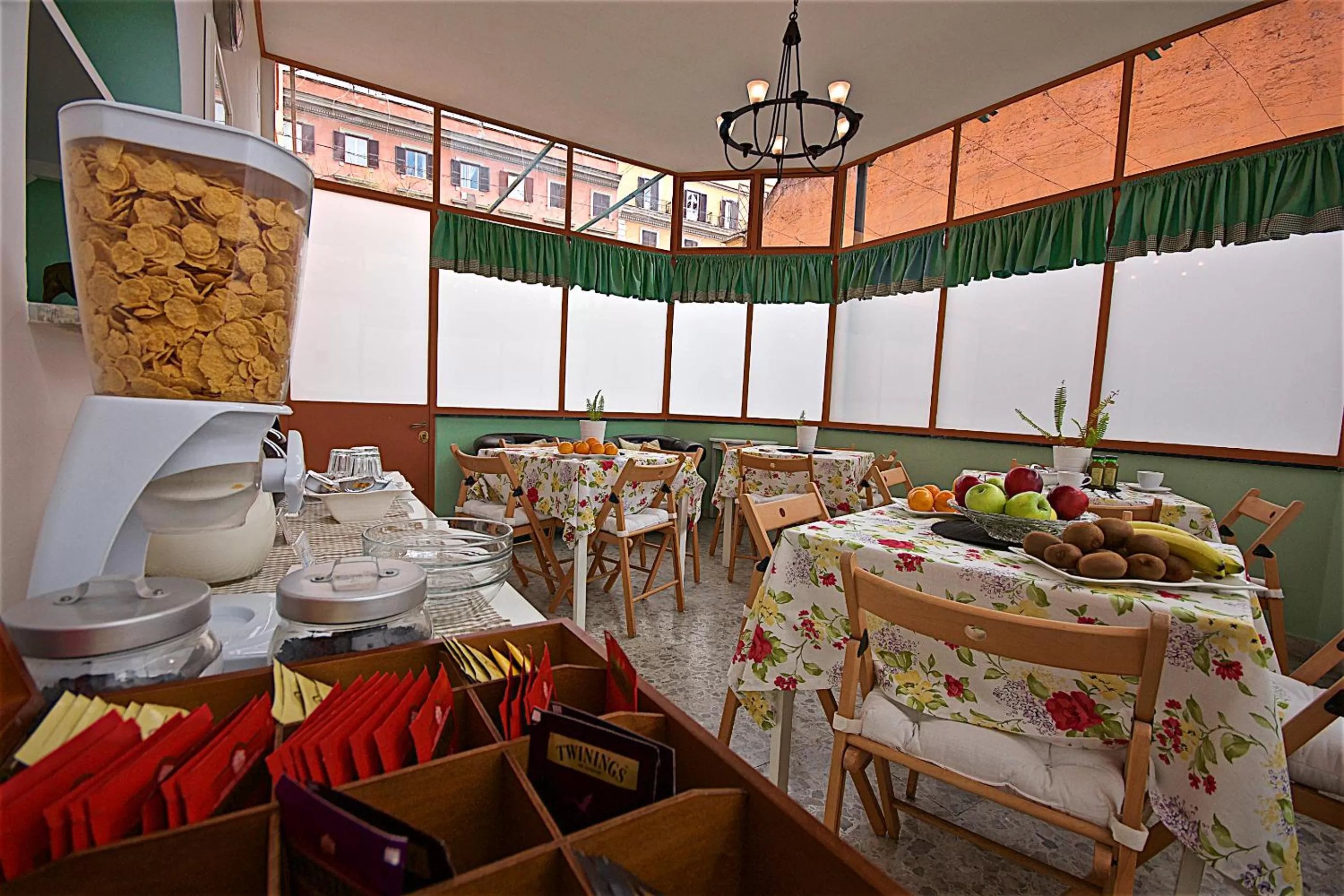 Italian breakfast in Hotel Carmel