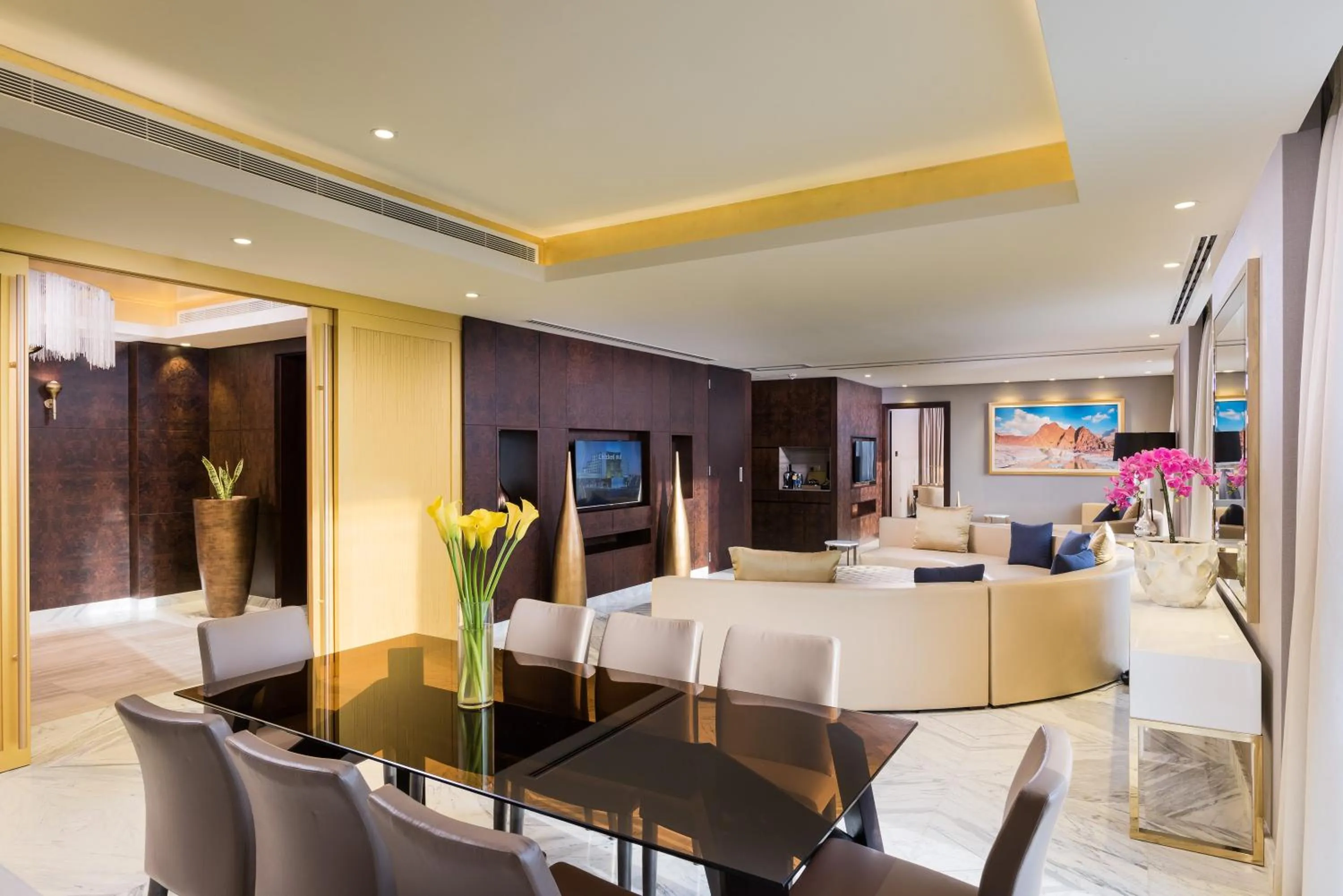 Dining area in Grand Millennium Muscat