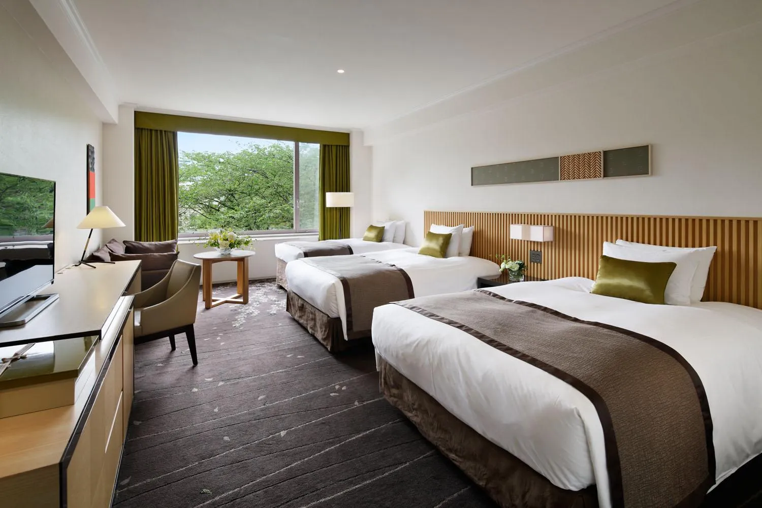 Deluxe Twin Room with Extra Bed Upper Floor (Non-Smoking)+ Sauna Access - single occupancy in The Prince Sakura Tower Tokyo, Autograph Collection