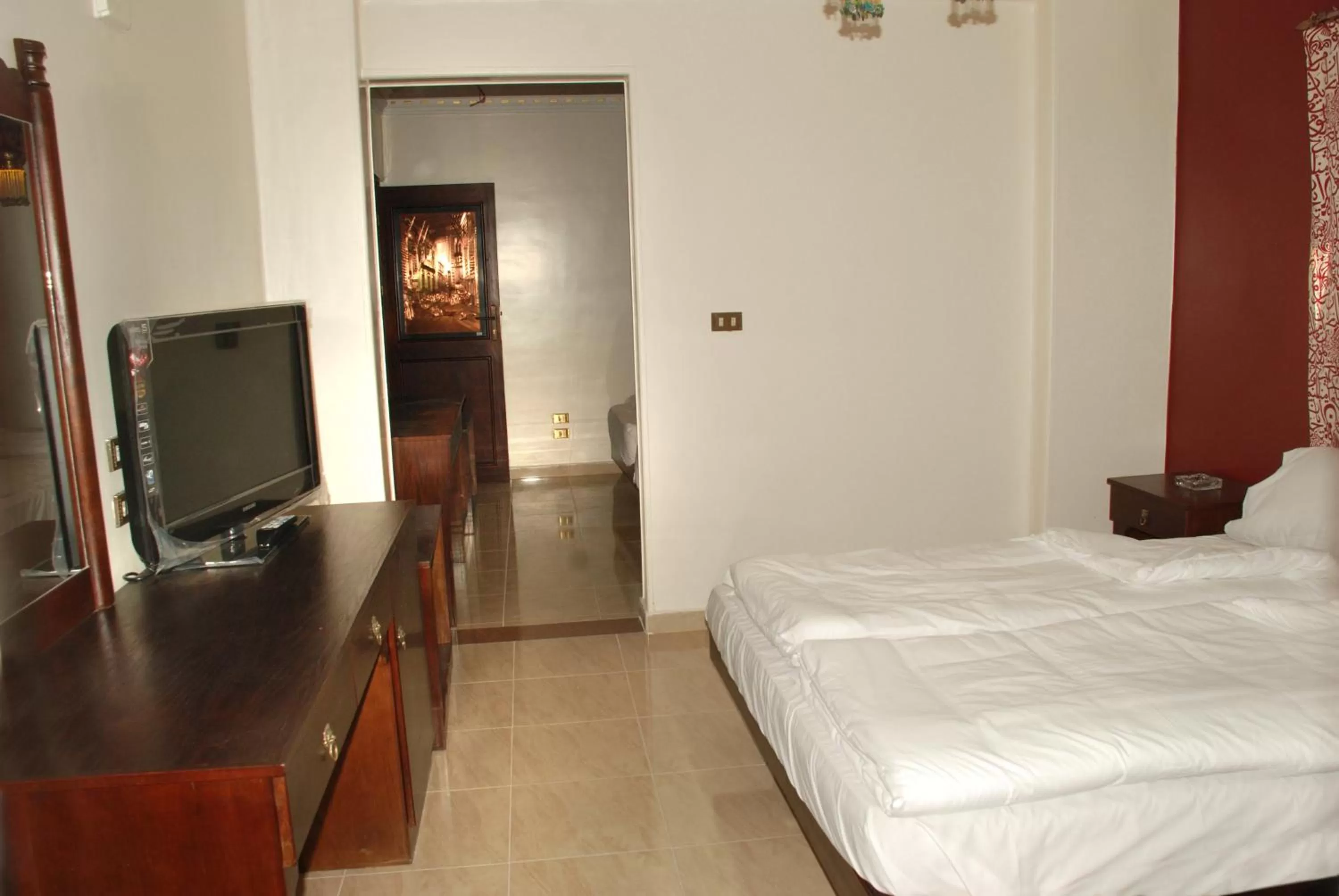 Bed in Philae Hotel Aswan