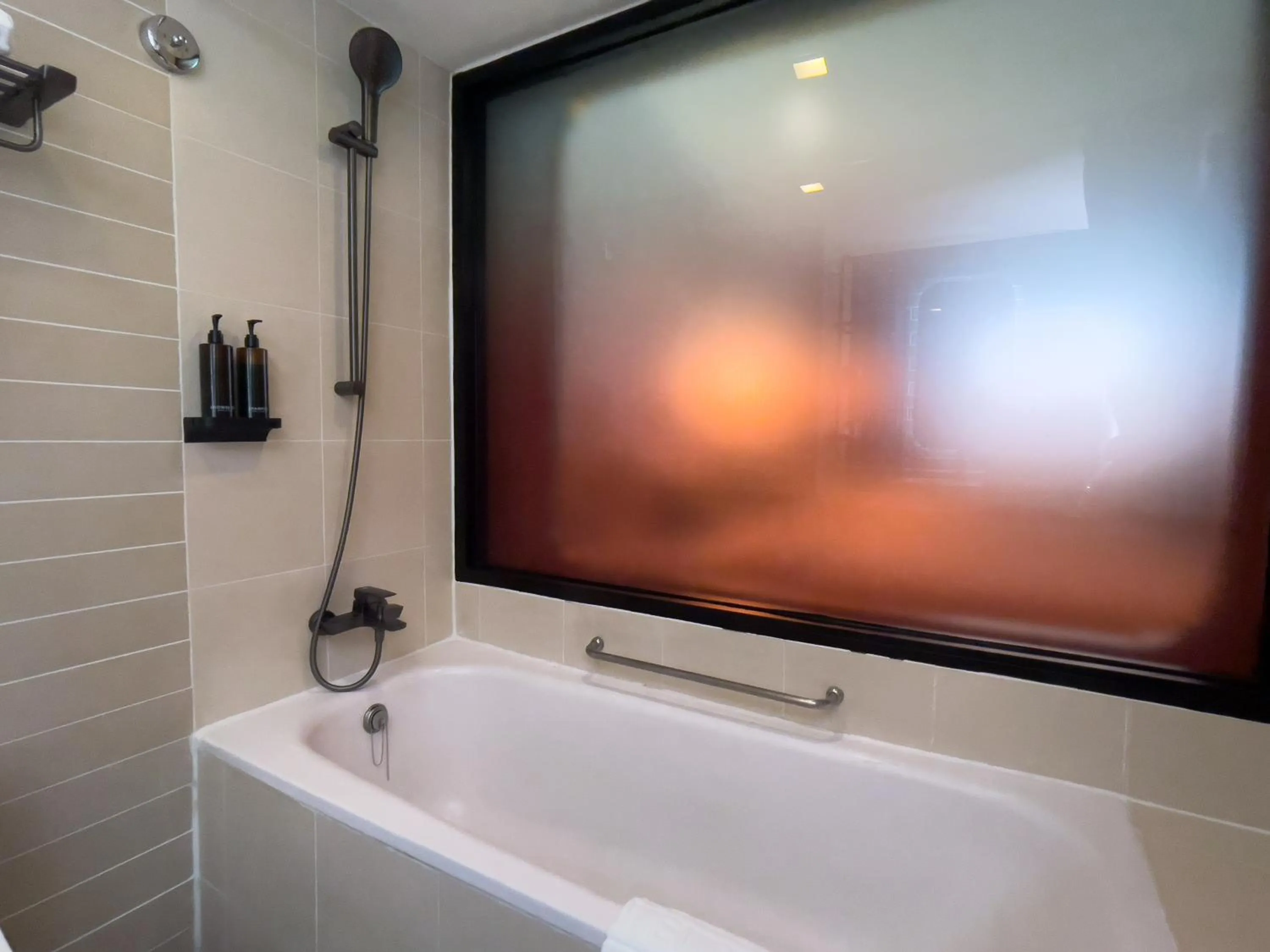 Shower in A-ONE Bangkok Hotel