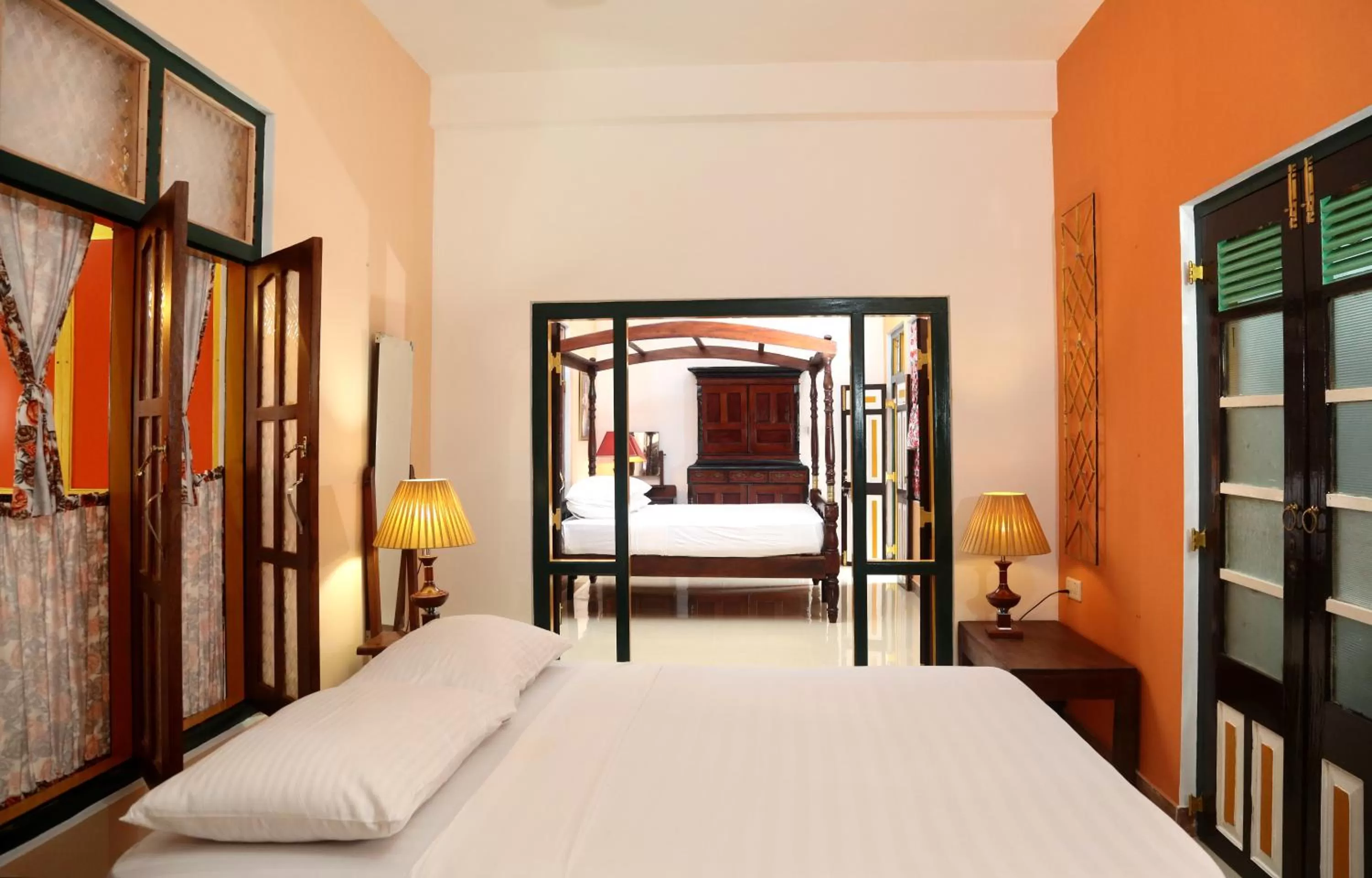 Bedroom, Bed in Villa Ceylon