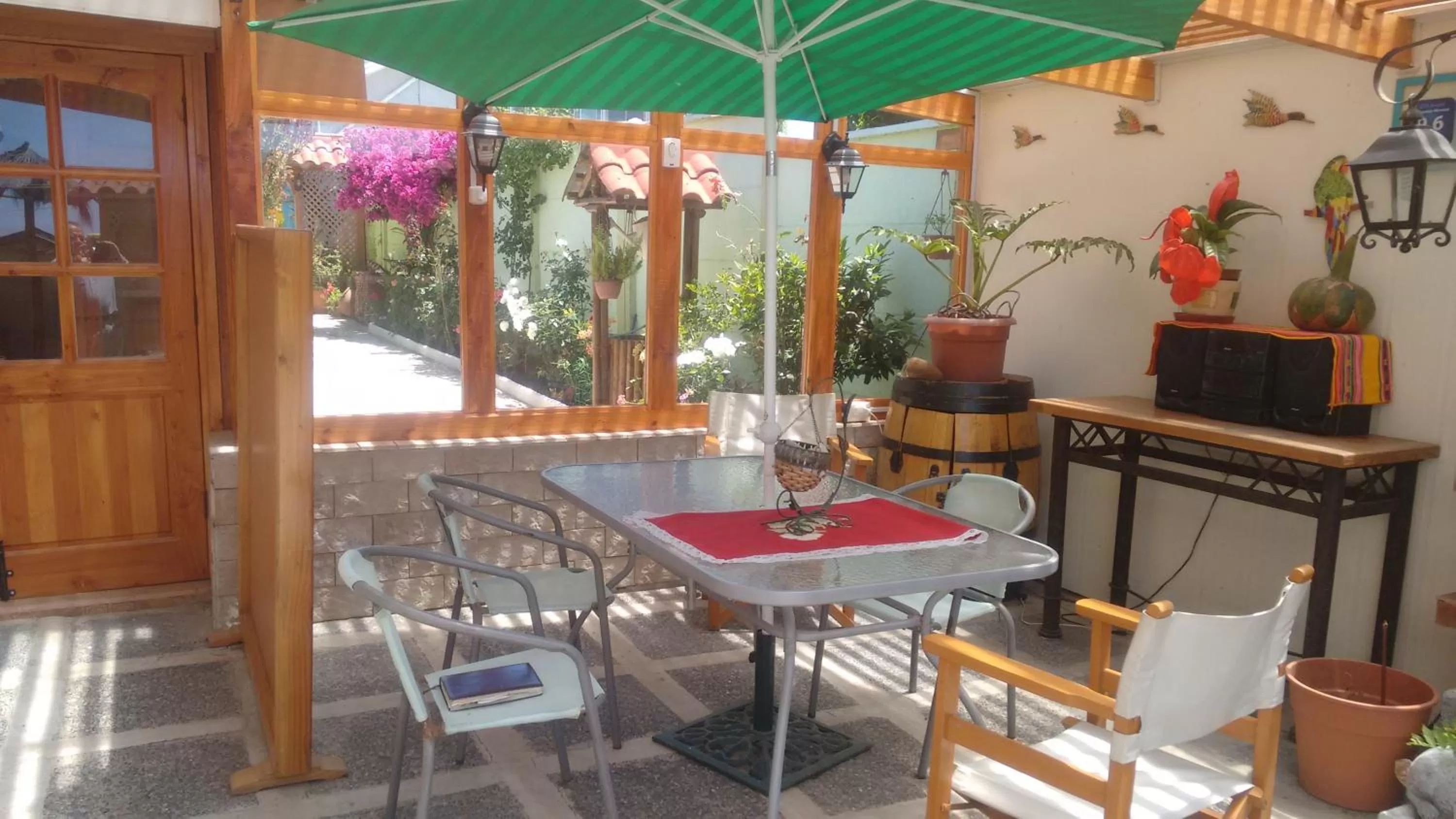 Decorative detail in Hostal Miramar