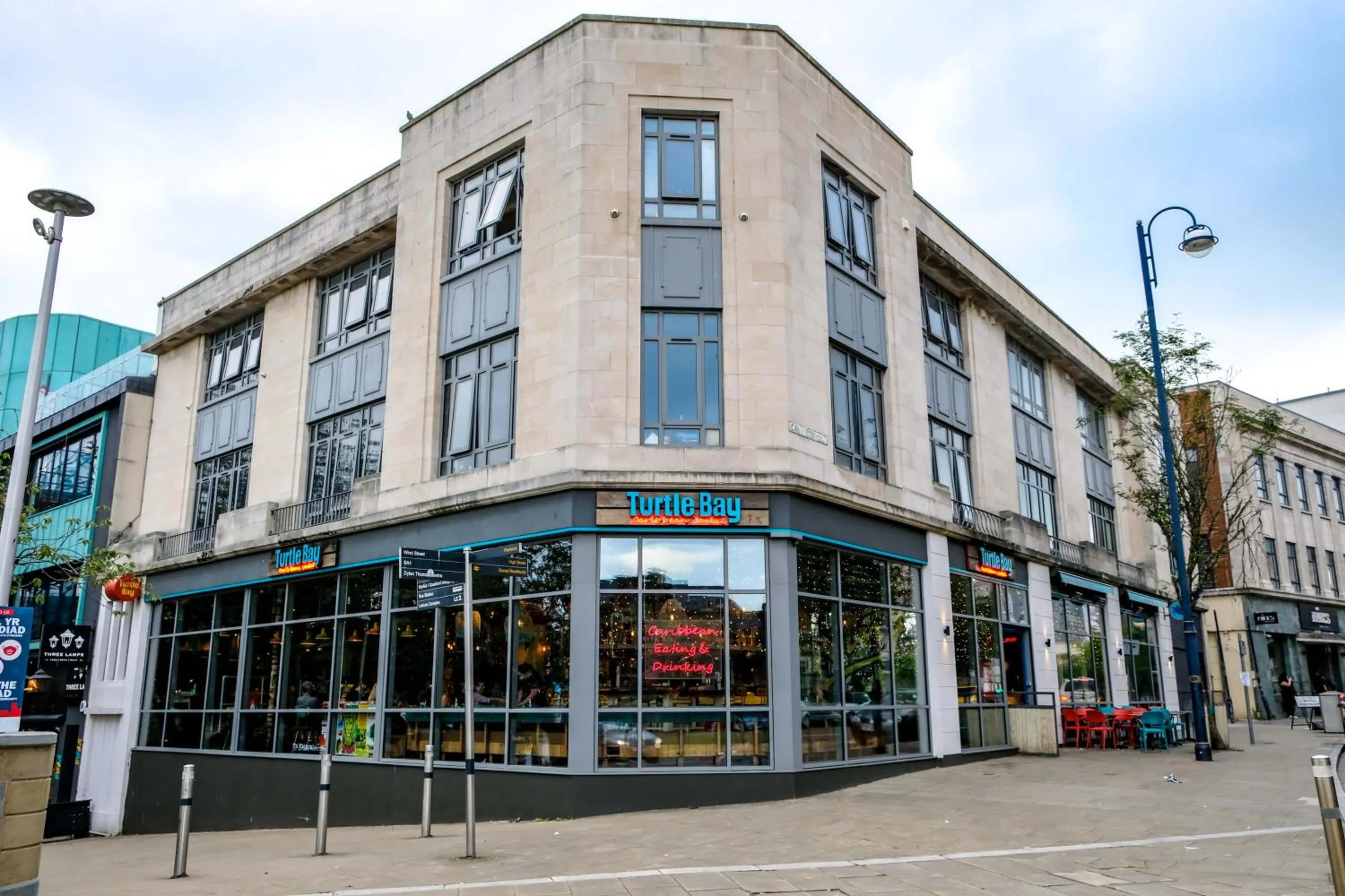 Location in Cwtsh Hostel