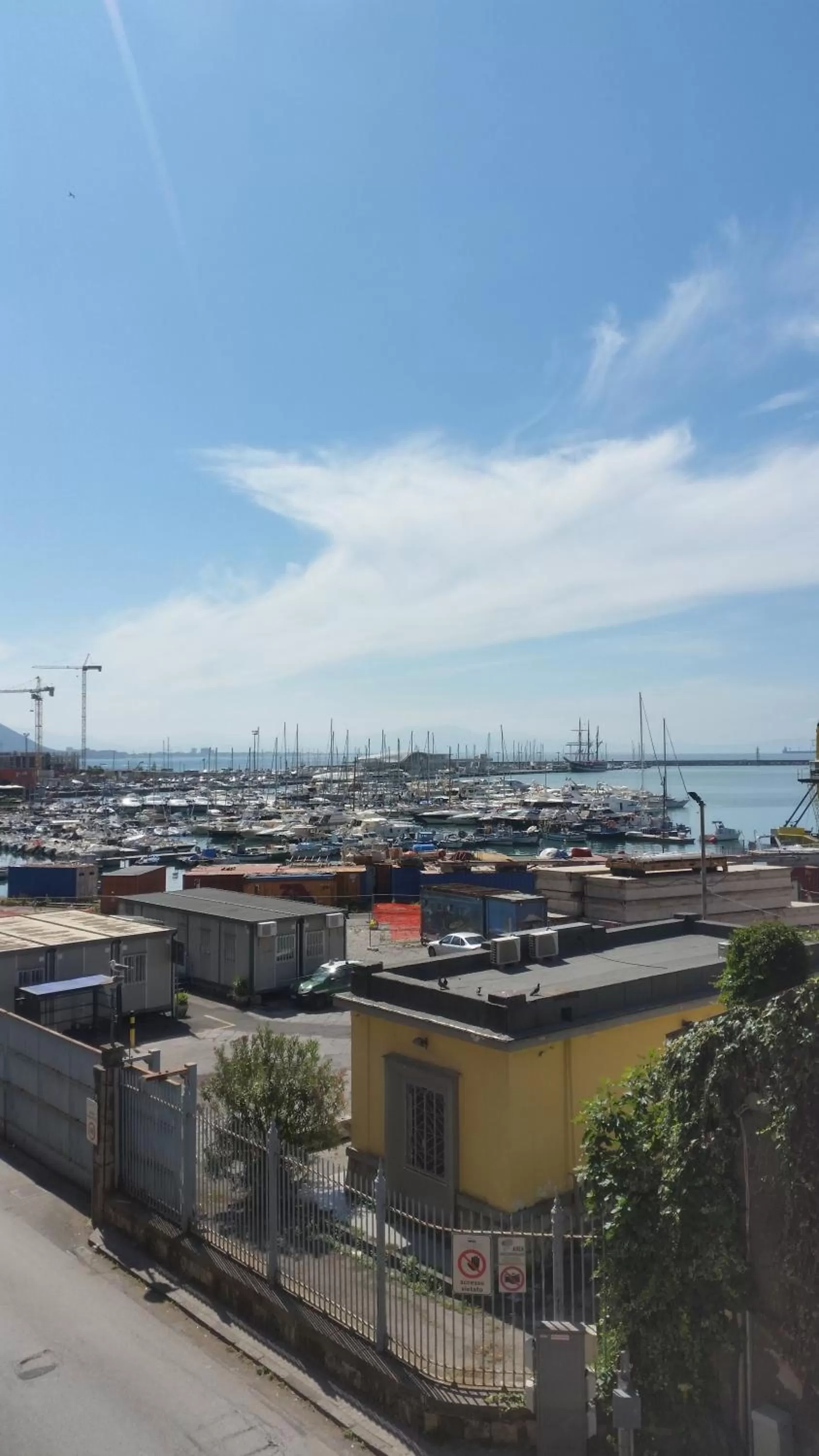 Sea view in B&B VelAmare