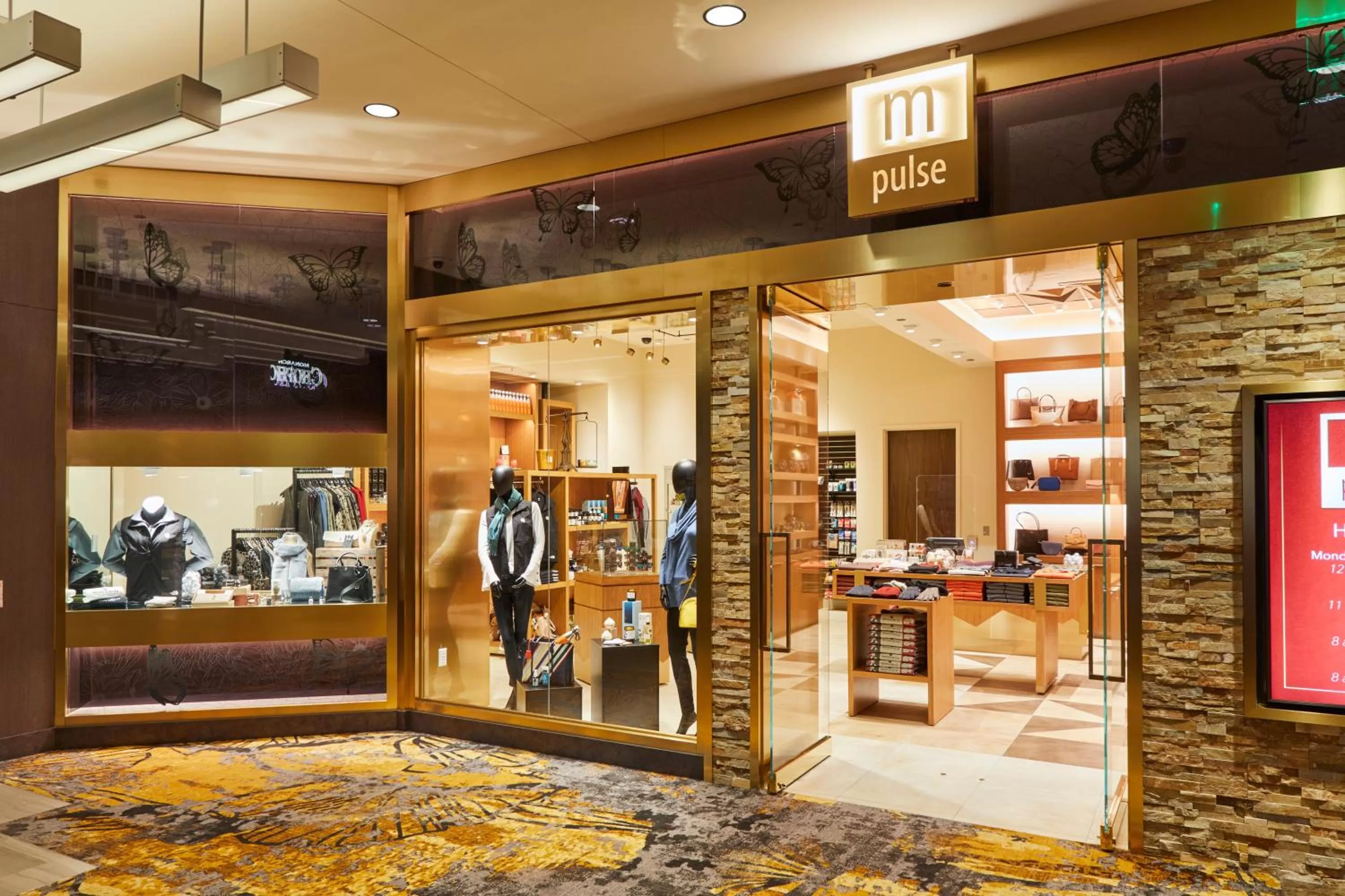 Shopping Area in Monarch Casino Resort Spa