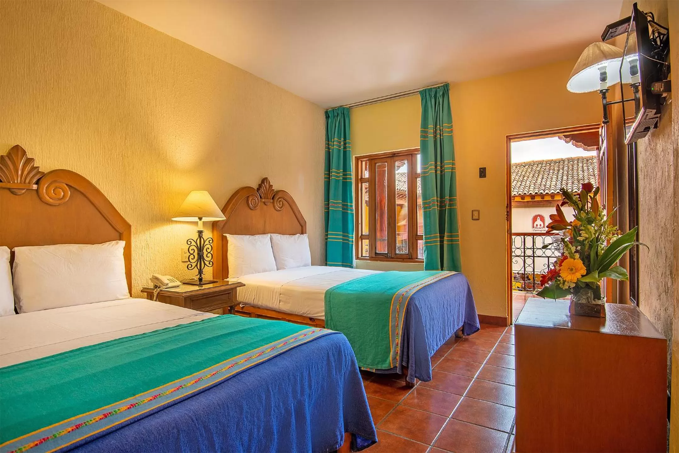 Photo of the whole room, Bed in Hotel la Parroquia