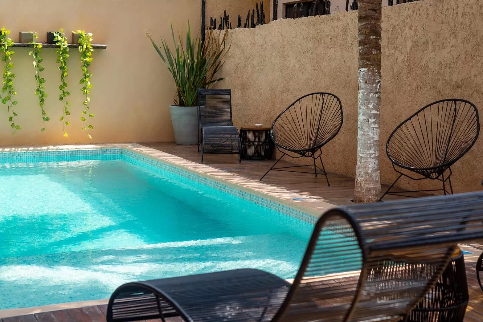 Swimming pool in Hotel Sur Bacalar
