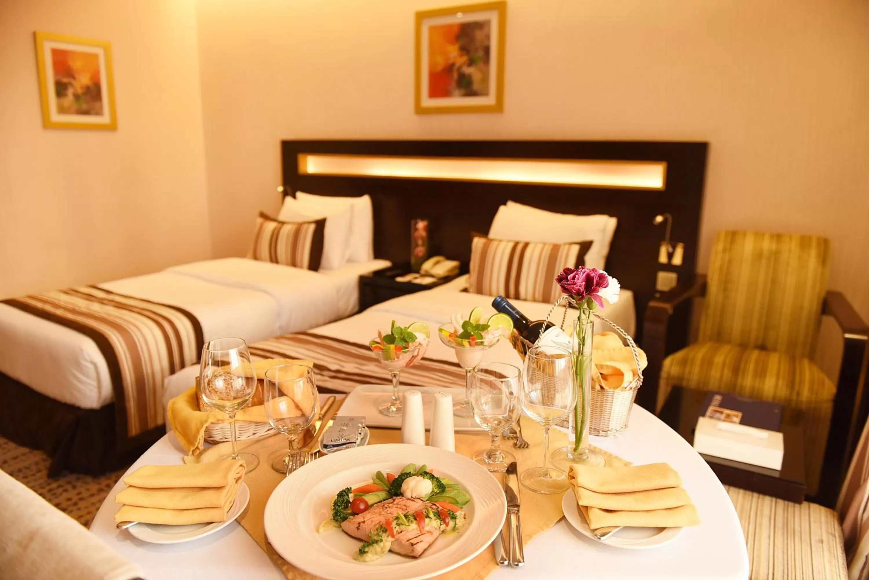 Bed in Golden Tulip Bahrain