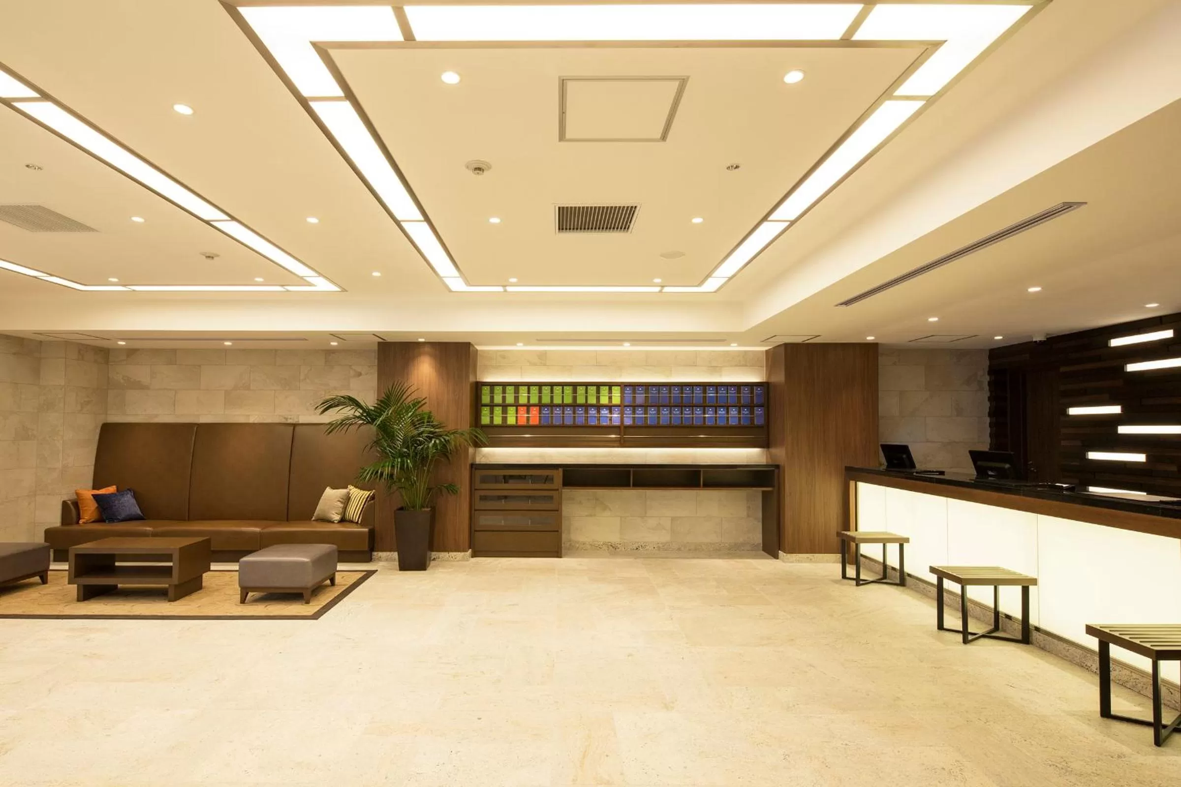 Lobby or reception in Hotel Mystays Gotanda Station