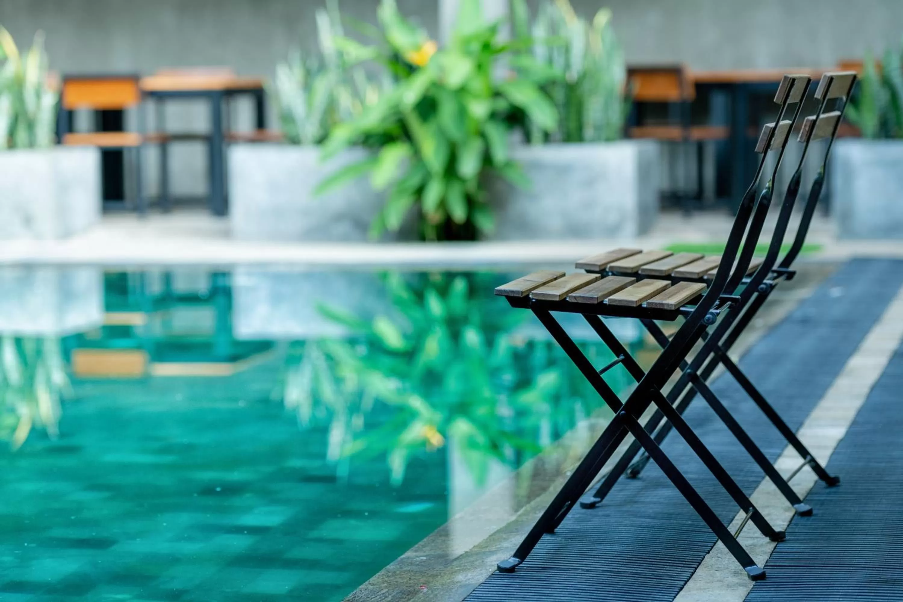 Swimming pool in Aryana Boutique Hotel