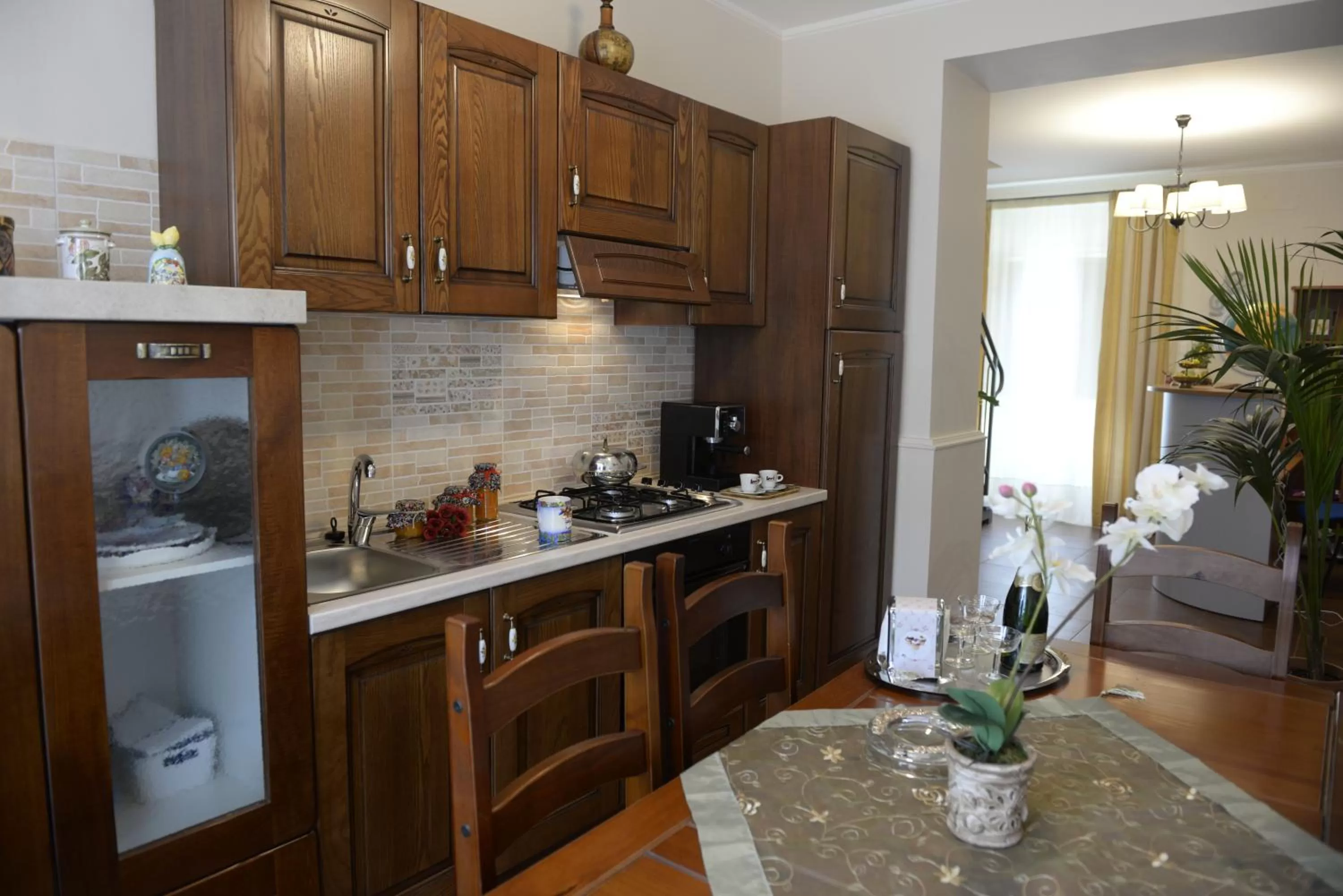 Kitchen or kitchenette in B&B San Leonardo