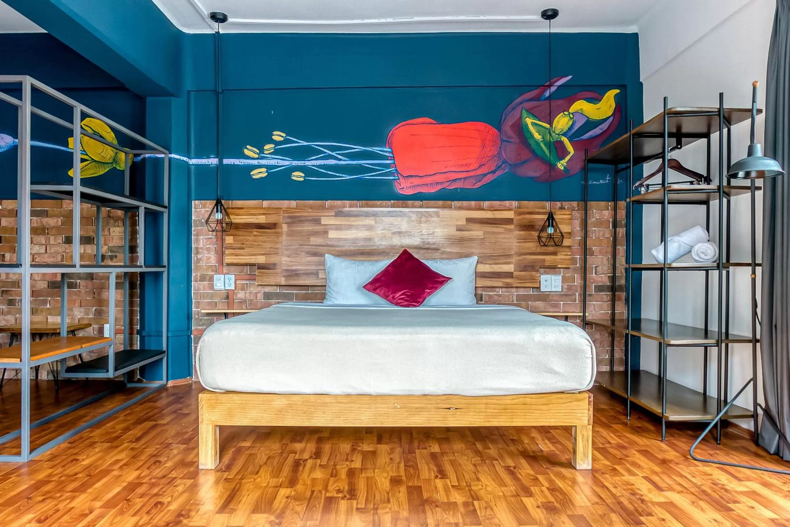 Photo of the whole room, Bed in Selina Mexico City Downtown