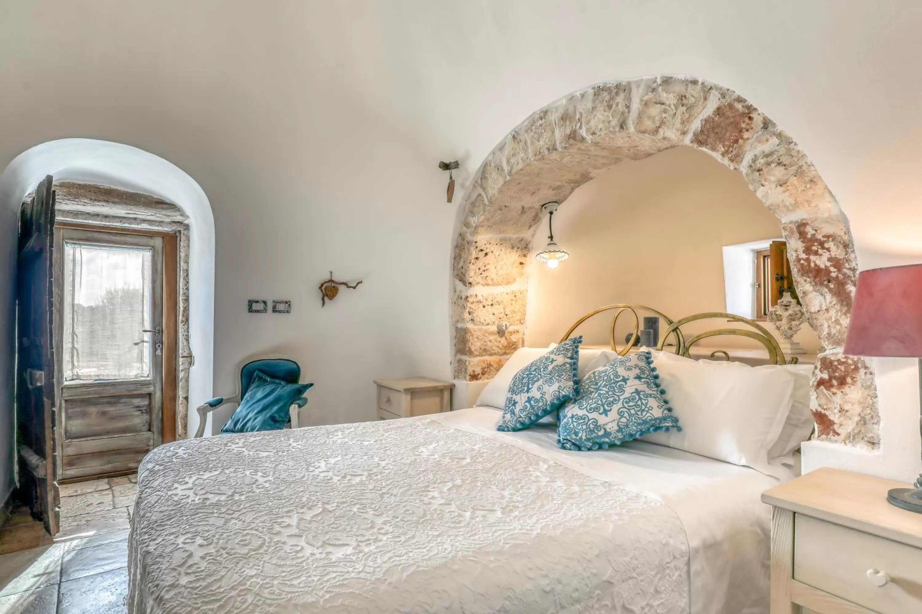 Bedroom, Bed in Trulli Terra Magica